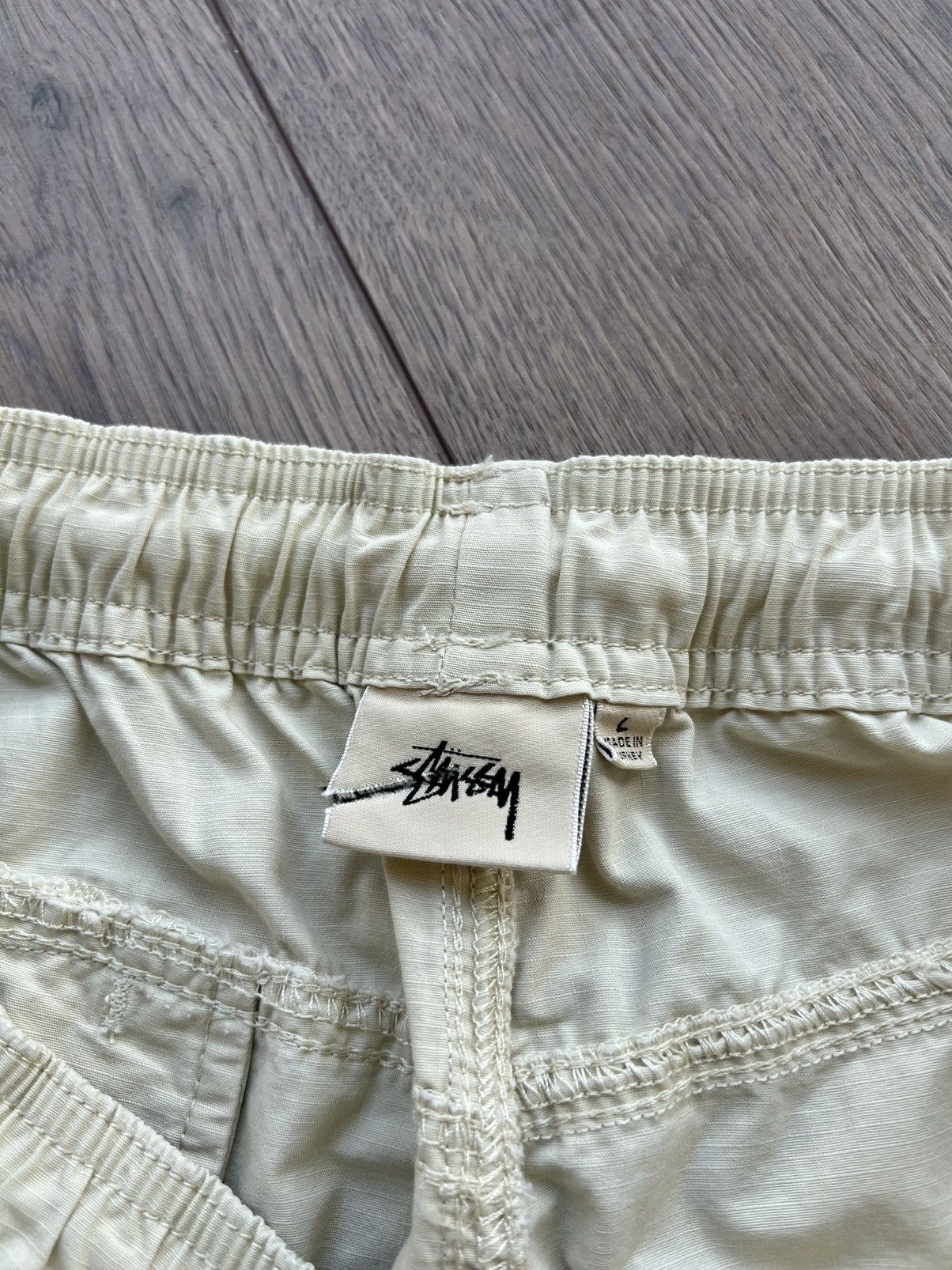 Stussy Stussy Ripstop Cargo Beach Pant “Cream” Large Size US 34 / EU 50 - 3 Thumbnail