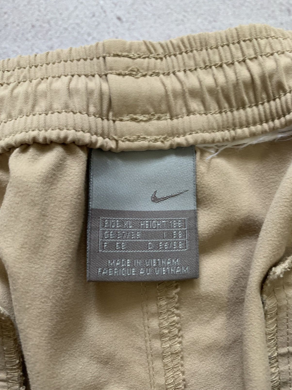 Nike × Vintage Vintage Nike Pants Track Cargo Nylon Baggy Double Knee 90s Size US 36 / EU 52 - 11 Thumbnail
