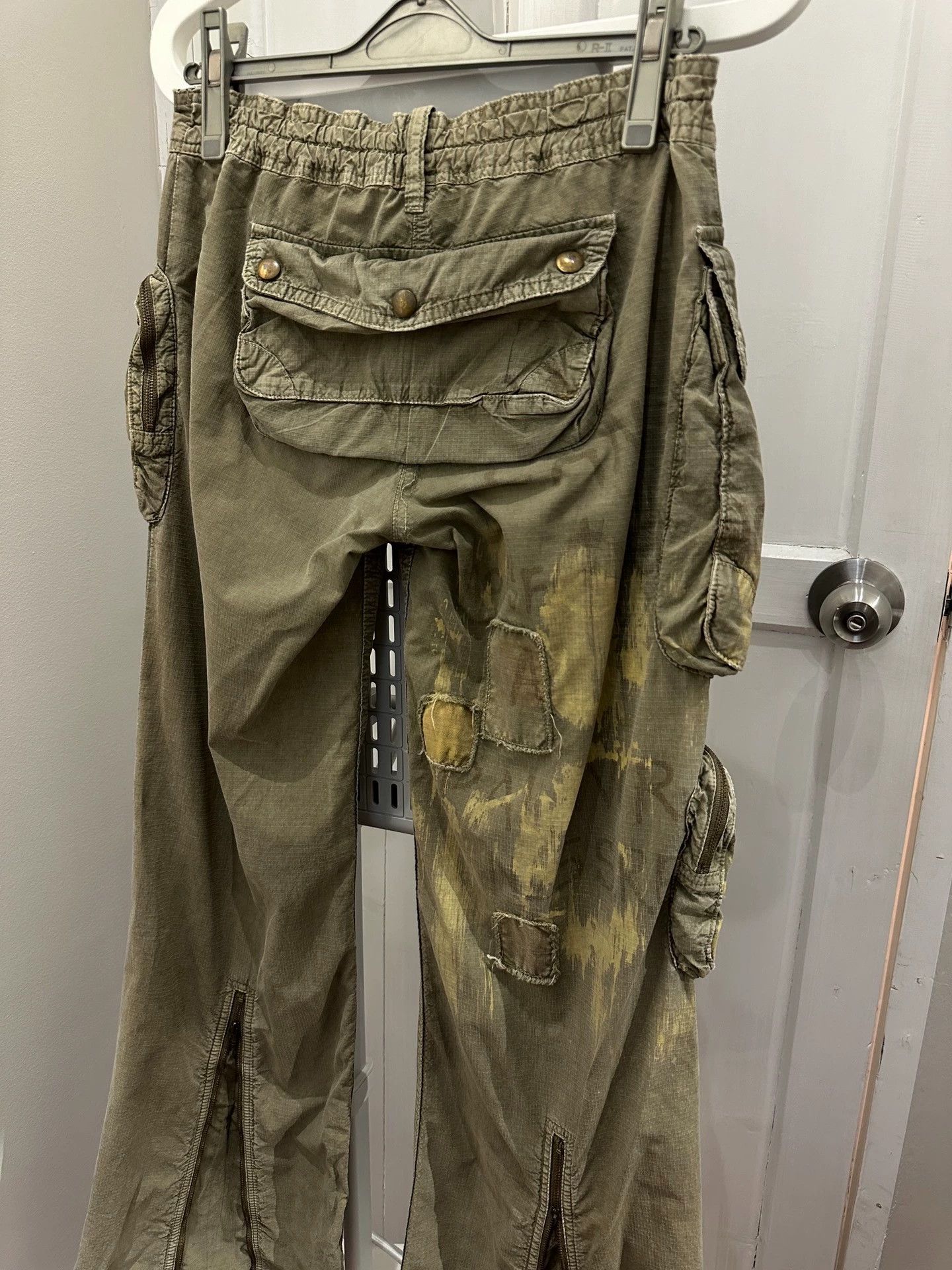Share Spirit Homme Share spirit Sand Multi-Pocket Cargo Wasteland Pants Size 25" / US 0 / IT 36 - 5 Thumbnail