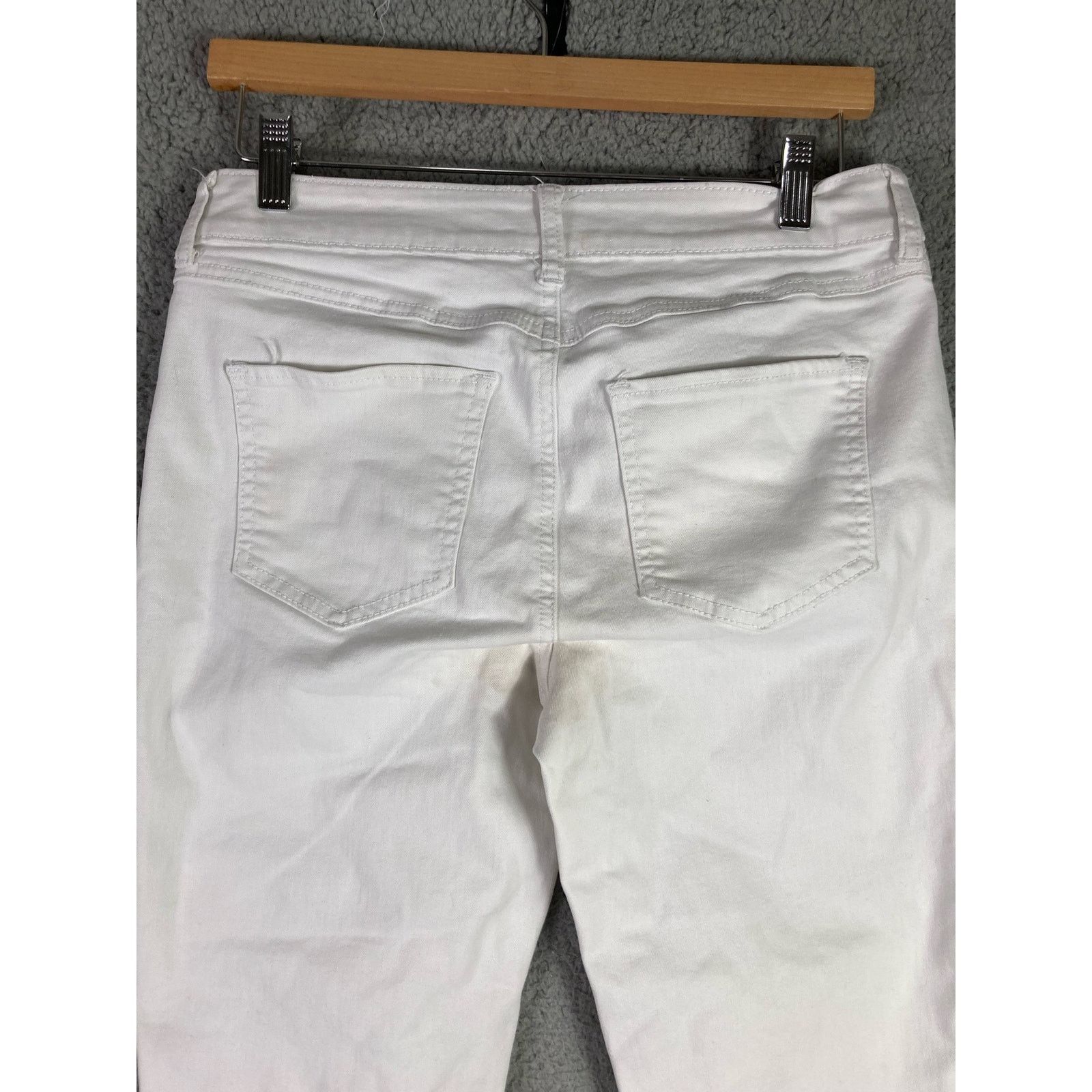 Other Rewash Jeans Pants Size 11 Womens White Denim Stretch Size 30" / US 8 / IT 44 - 6 Thumbnail