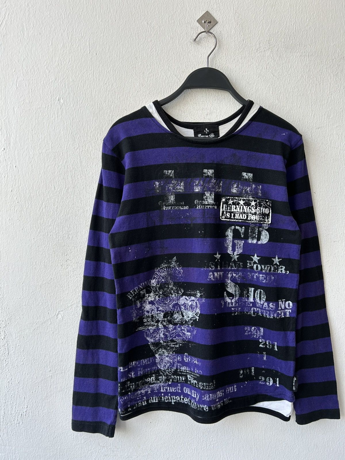 If Six Was Nine Affliction Berning Sho Long Sleeve Size US M / EU 48-50 / 2 - 2 Thumbnail