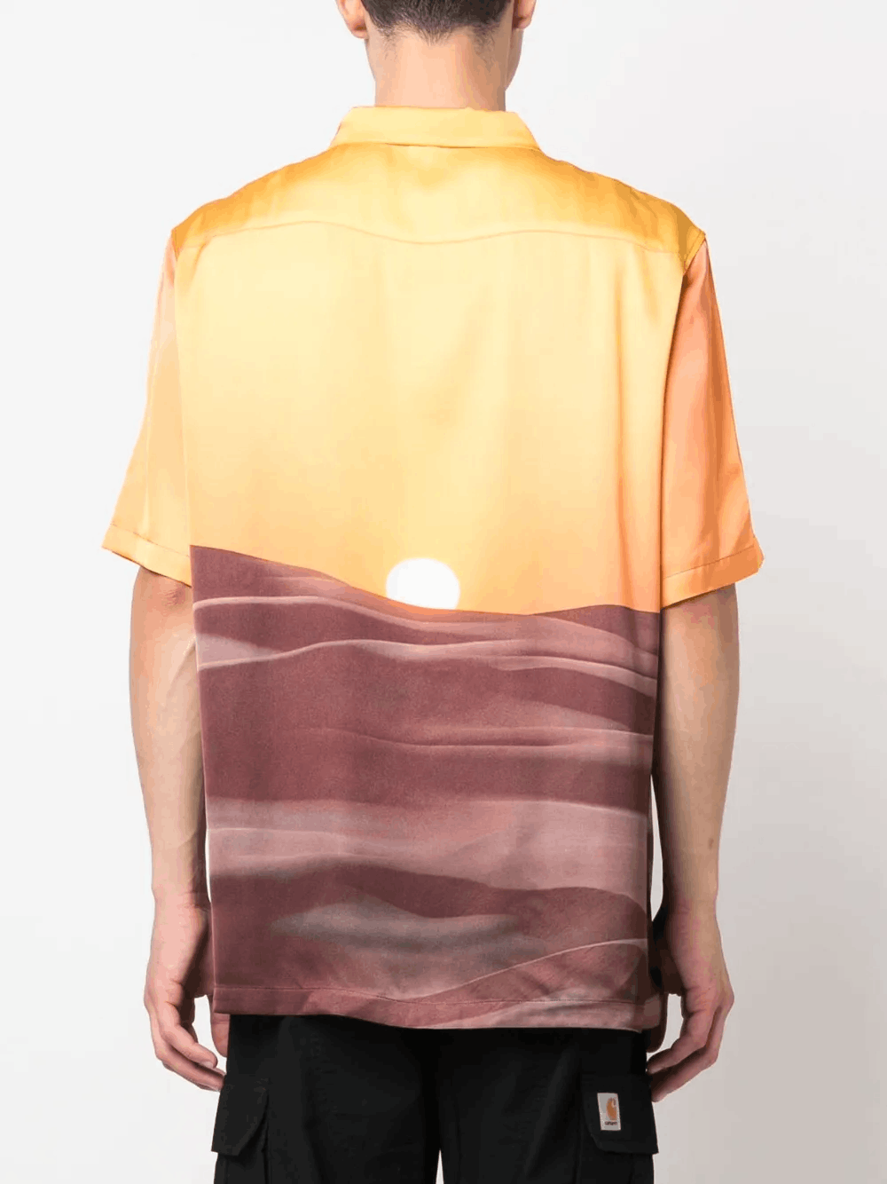 Other Landscape-Print Short-Sleeve Shirt | Orange Size US XL / EU 56 / 4 - 2 Thumbnail