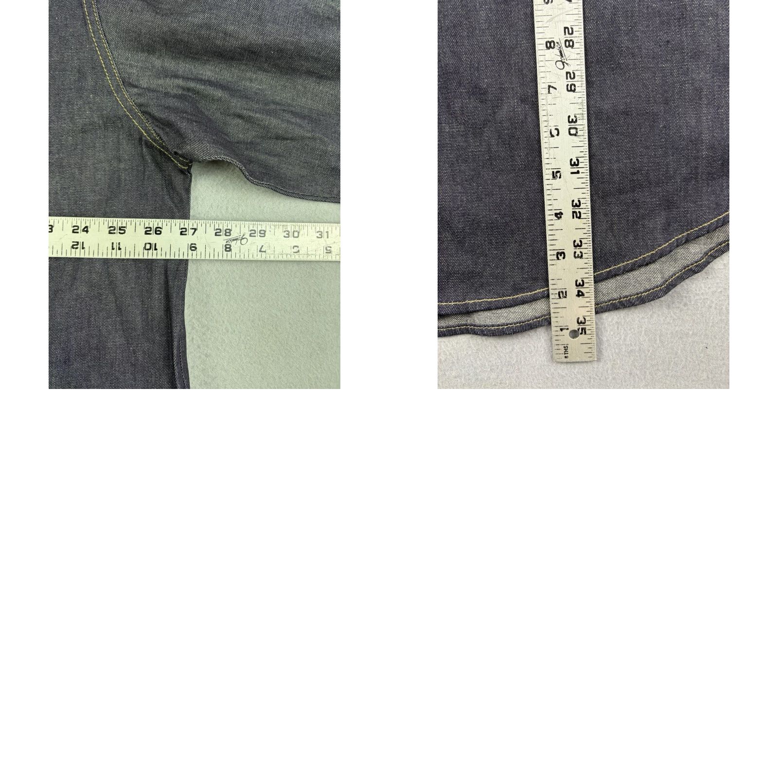 Levi's VINTAGE Levi's Red Tab Shirt XL Regular Jeans Denim Button-Up Collar-Down Long Sleeve Metal Pockets Blue Cotton Men Size US XL / EU 56 / 4 - 8 Thumbnail