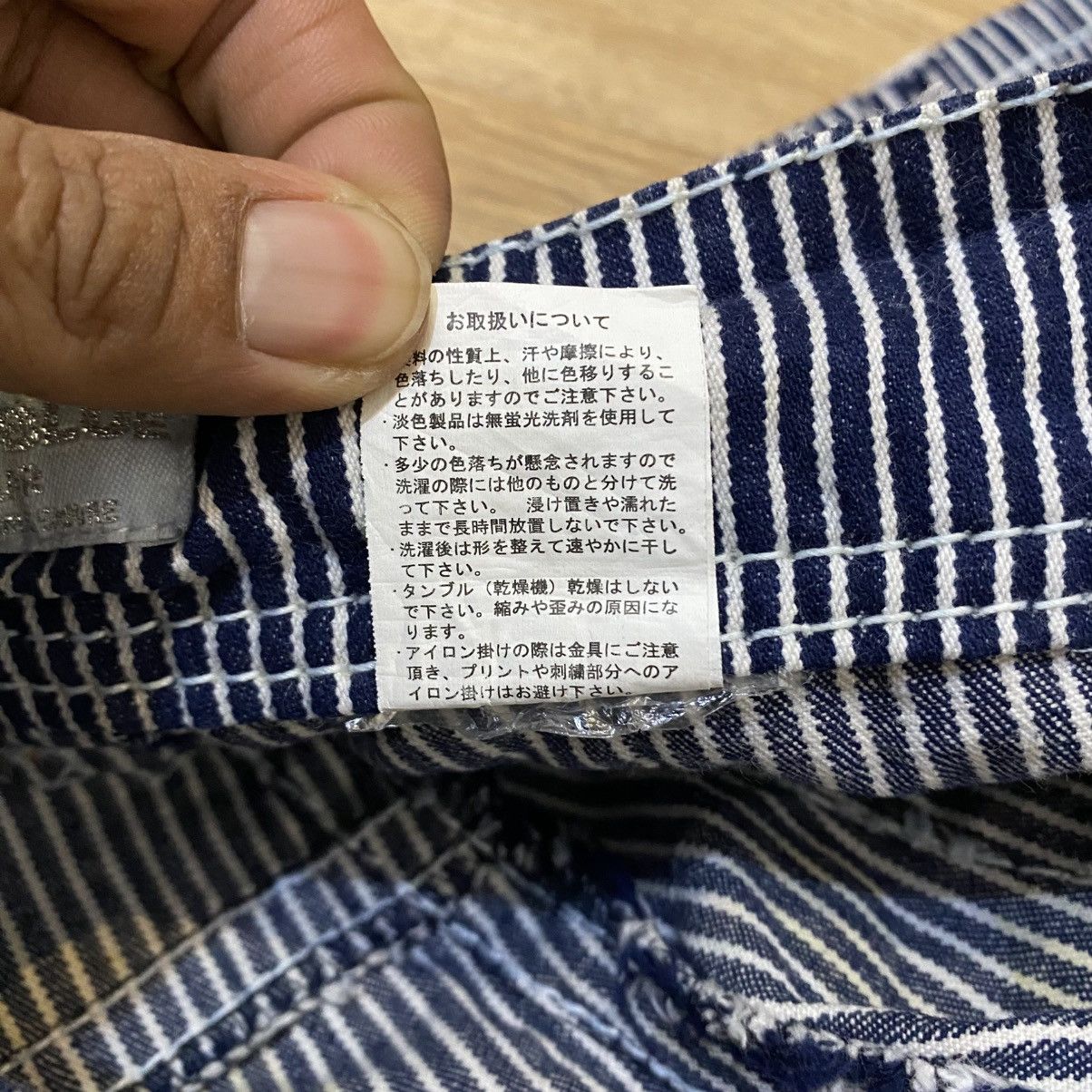 Hysteric Glamour 2000s Blue Moon Blue Hickory Back Big Logo Short Pants Size US 27 - 13 Thumbnail