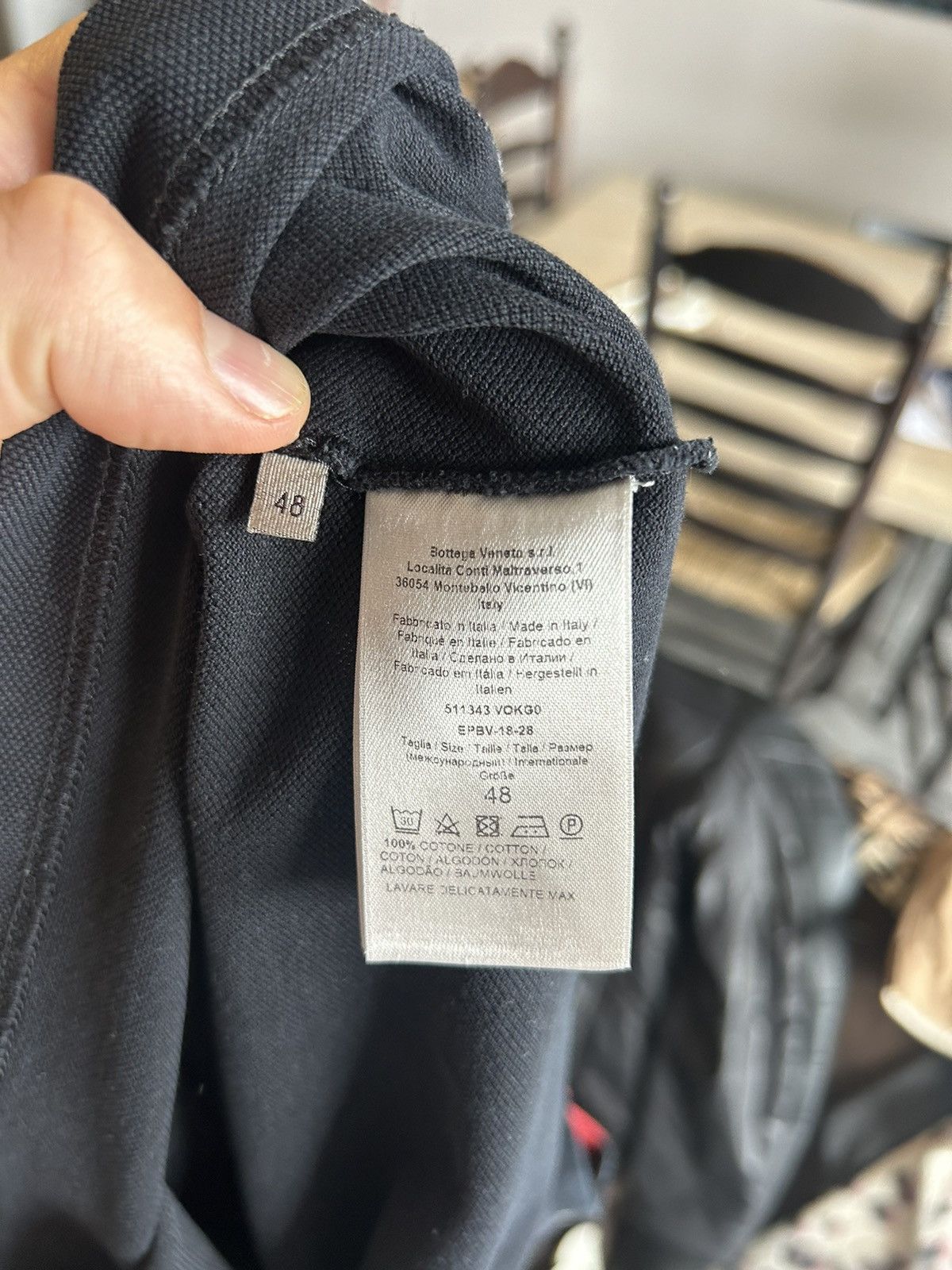 Bottega Veneta Bottega Veneta Cotton Polo - Size 48 Size US M / EU 48-50 / 2 - 14 Thumbnail