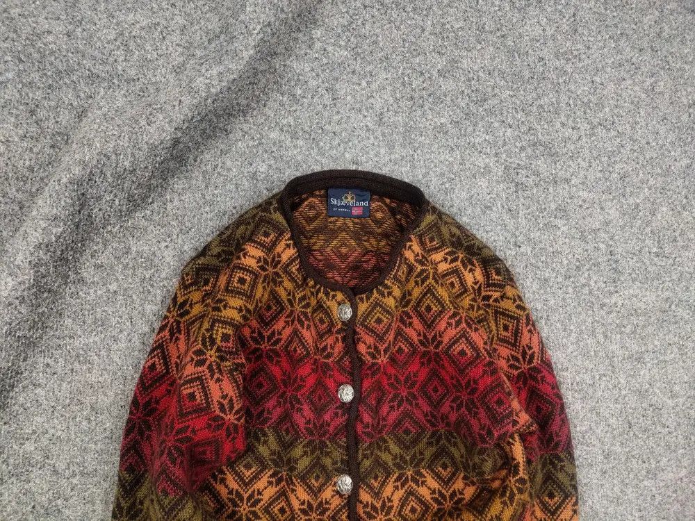 Other Vintage Skjaeveland Of Norway Knit Cardigan Wool Sweater Size XS / US 0-2 / IT 36-38 - 1 Thumbnail
