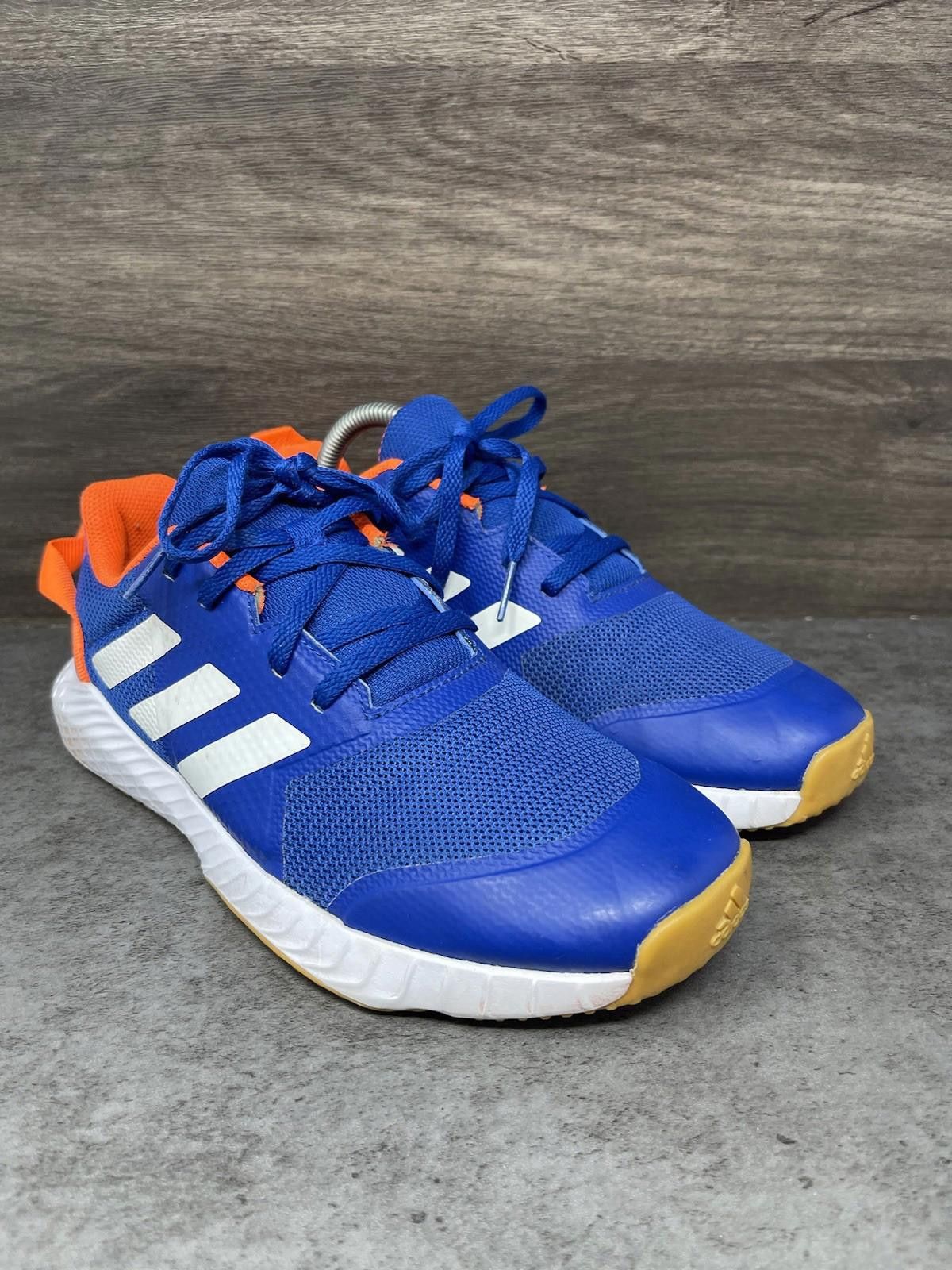 Adidas Adidas Fortagym K Sneakers Kids Size 6 Blue Orange Running Size US 6 / EU 39 - 4 Thumbnail