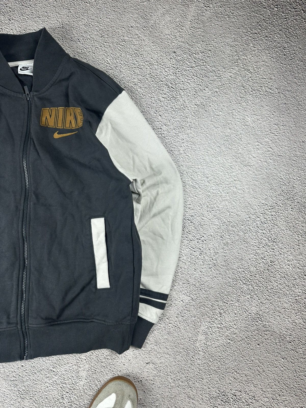 Nike Vintage Nike Bomber Olympic Zip Hoodie Y2K Faded Style Size US S / EU 44-46 / 1 - 5 Thumbnail