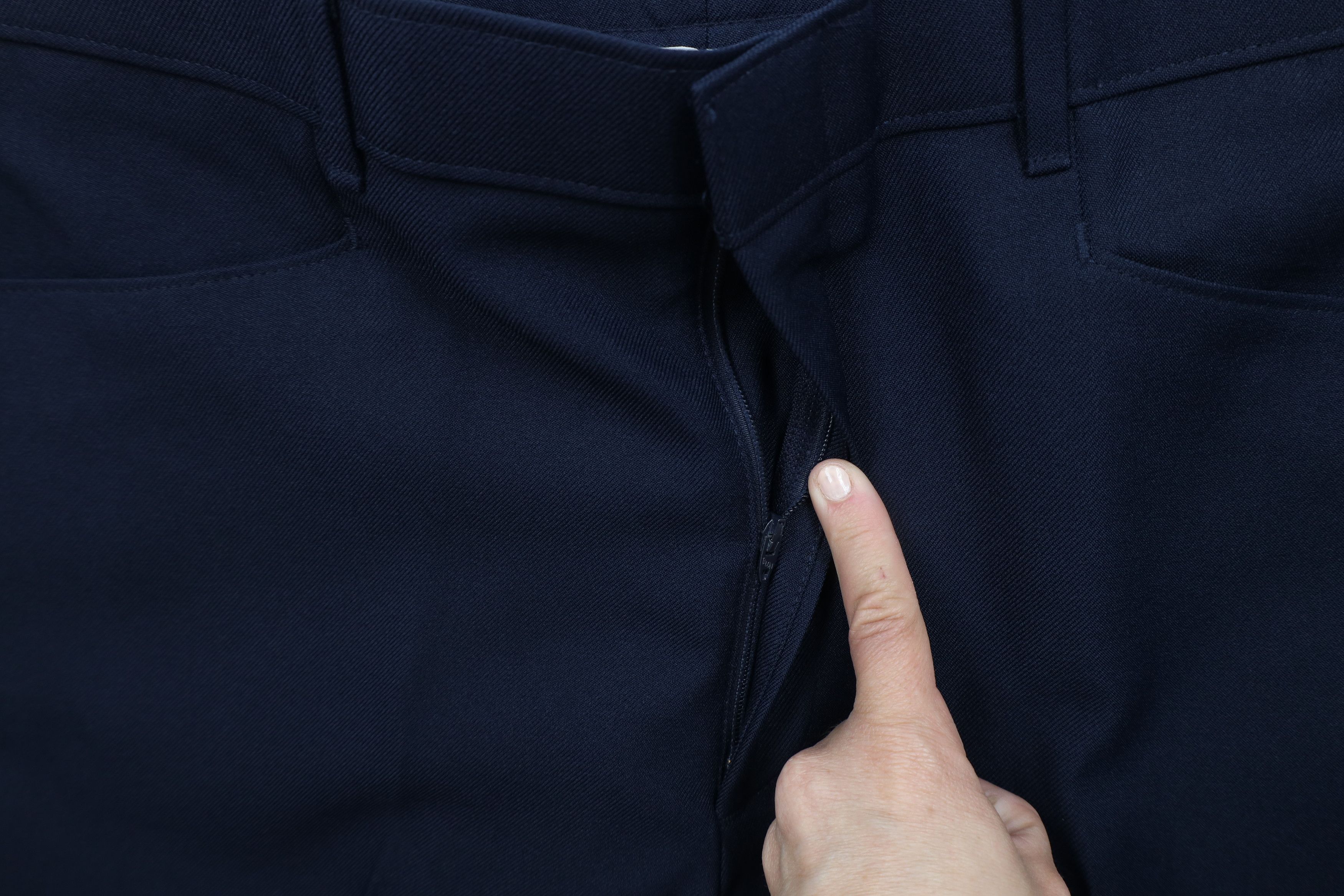 Levi's × Vintage Vintage 70s Levis Bell Bottoms Chino Pants Navy Blue USA Size US 36 / EU 52 - 6 Thumbnail