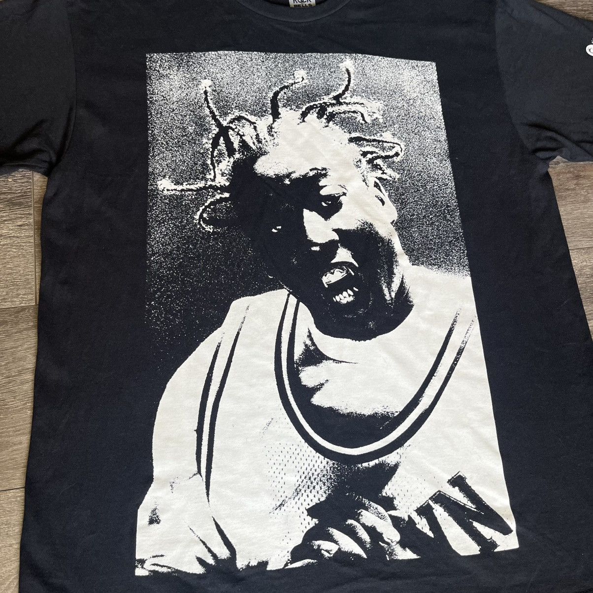 Rap Tees Rock the Bells Ol Dirty Bastard Wu Tang Clan Rap T Shirt ODB Size US L / EU 52-54 / 3 - 3 Thumbnail