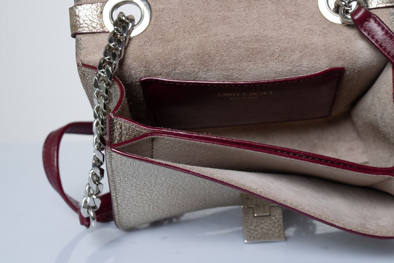 Jimmy Choo Jimmy Choo, Rebel crossbody rose leather bag Size ONE SIZE - 4 Thumbnail
