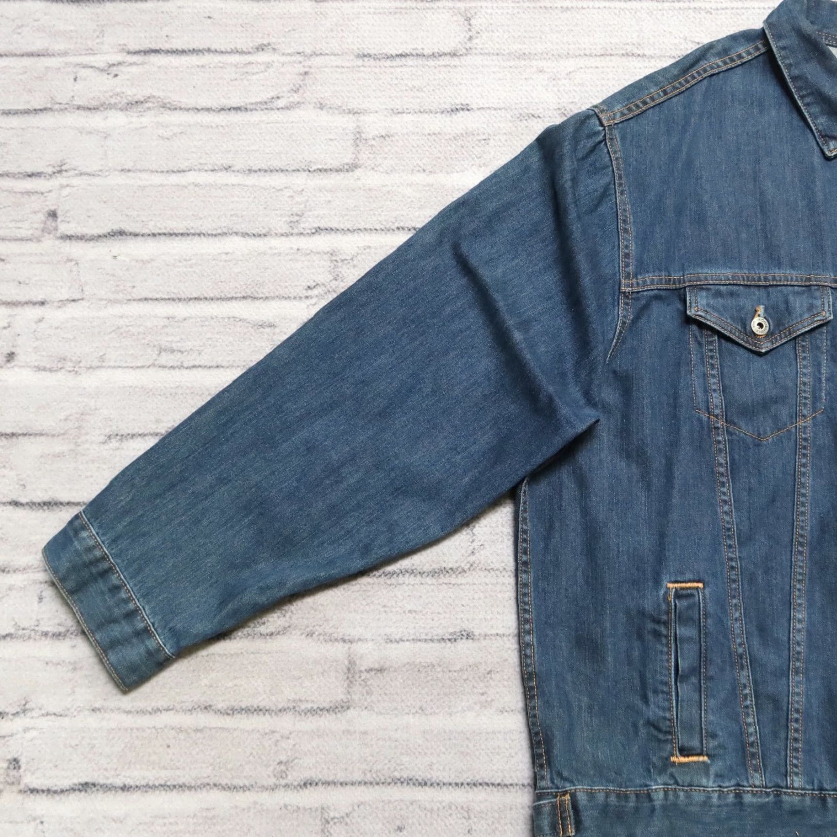 Carhartt VINTAGE Carhartt Denim Trucker Jean Jacket Size 3XL Medium Wash Men Shirt 90s Mens Size US 39 - 4 Thumbnail