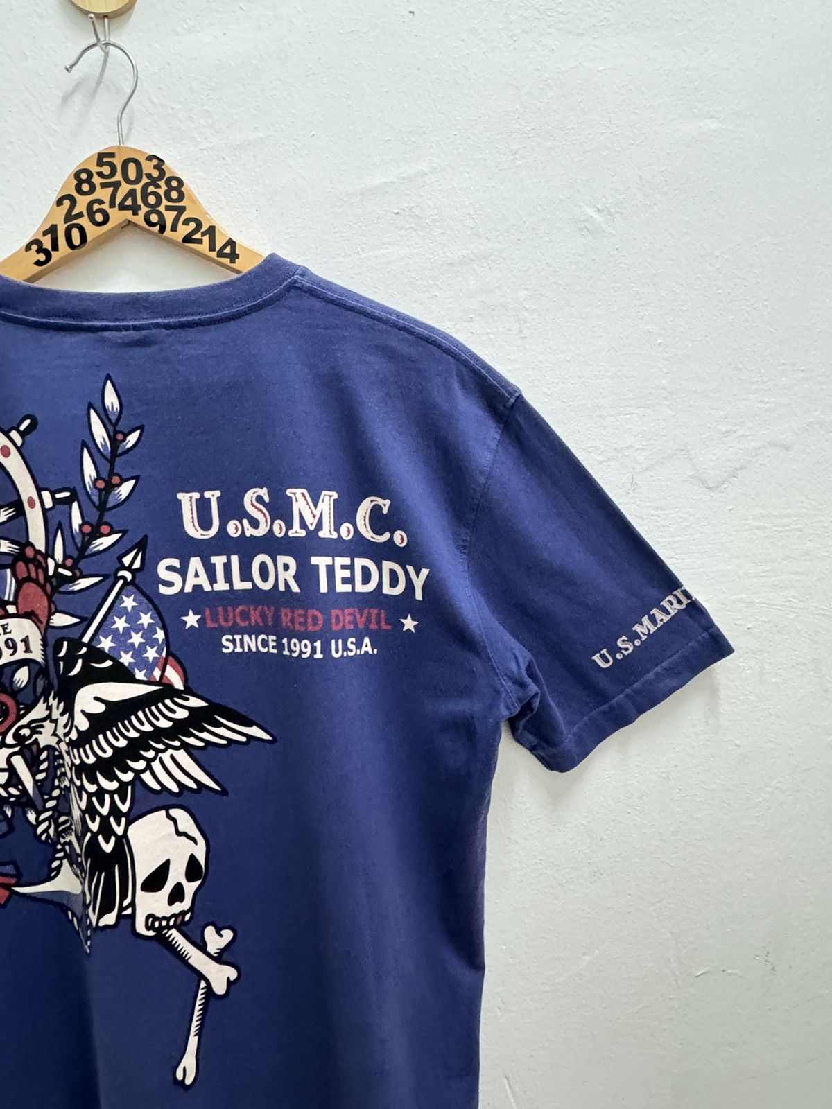 Tedman Vintage Tedman Sailor Teddy Lucky Red Devils Tee Size US M / EU 48-50 / 2 - 5 Thumbnail