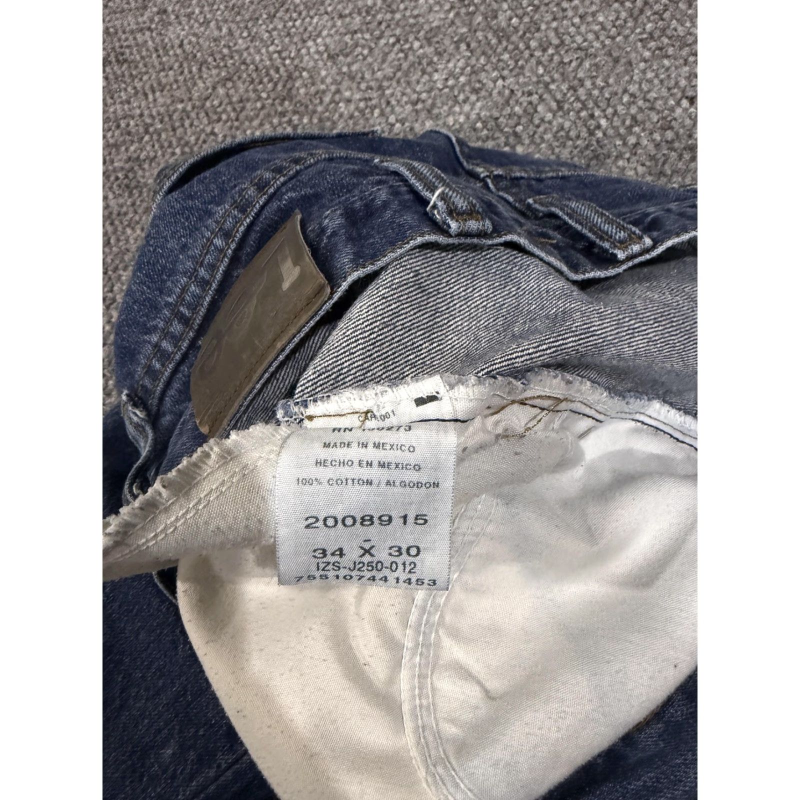 Lee Lee Jeans Mens 34x30 Regular Fit Straight Leg Denim Medium Wash 5-Pocket Jeans Mens Regular Fit Straight Leg Denim Blue Lee Logo Accents 34x30 Men Size US 34 / EU 50 - 6 Thumbnail