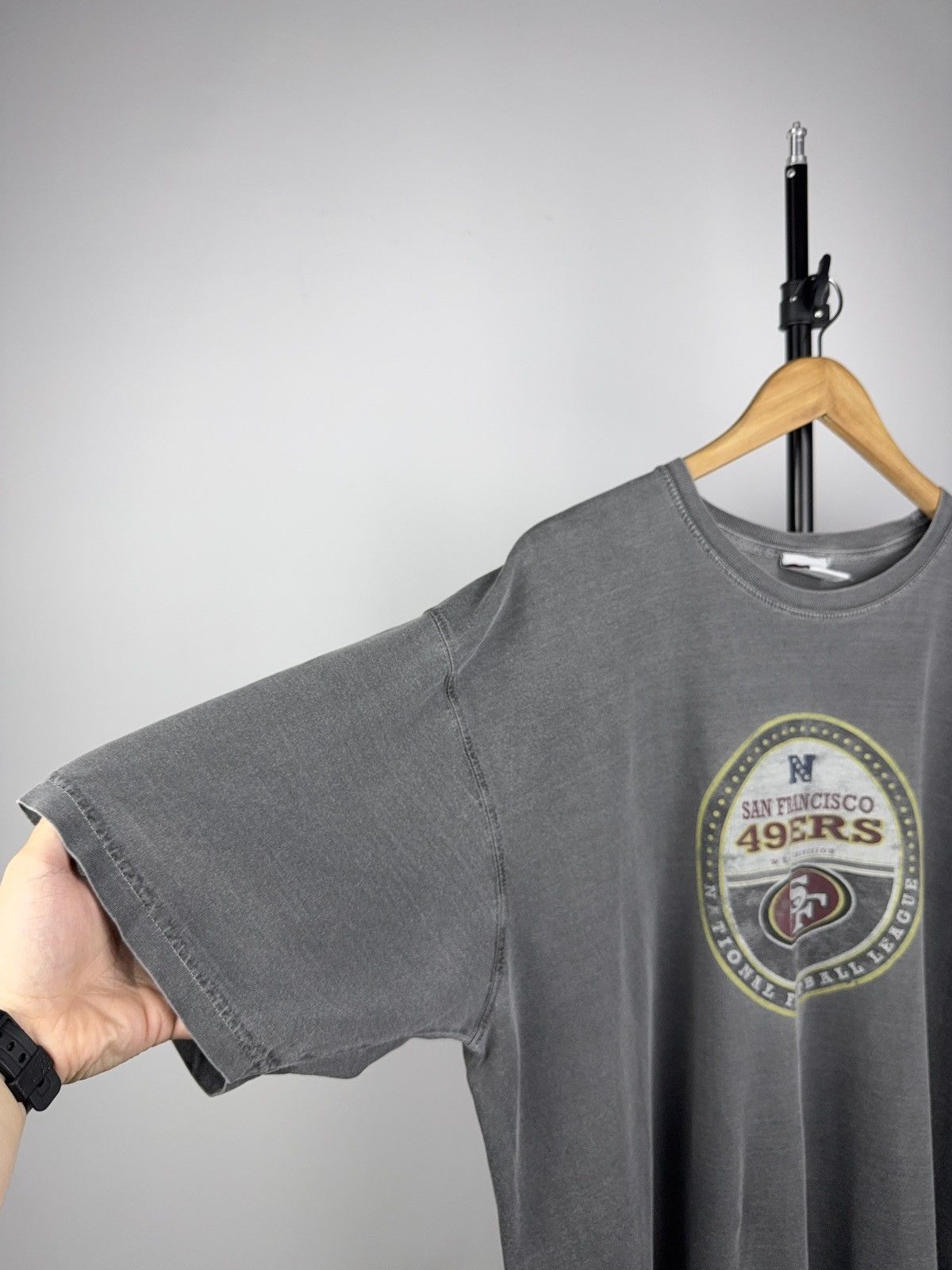 NFL × Vintage NFL 49ers Vintage Tee Gray San Francisco Football XL USA Size US XL / EU 56 / 4 - 6 Thumbnail