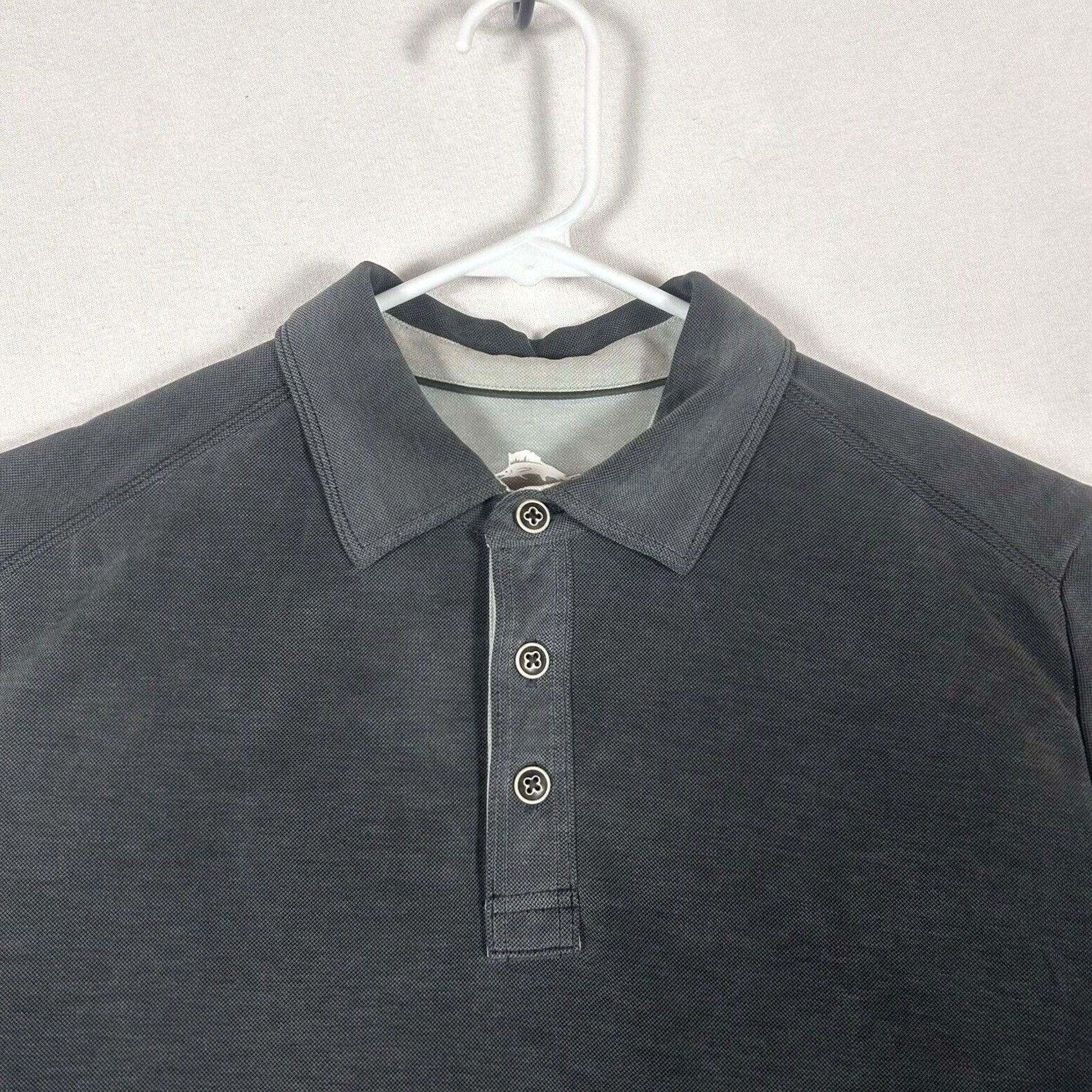 Tommy Bahama Tommy Bahama Golf Polo Shirt Mens Small Tencel Blend Heather Gray Short Sleeve Size US S / EU 44-46 / 1 - 2 Thumbnail