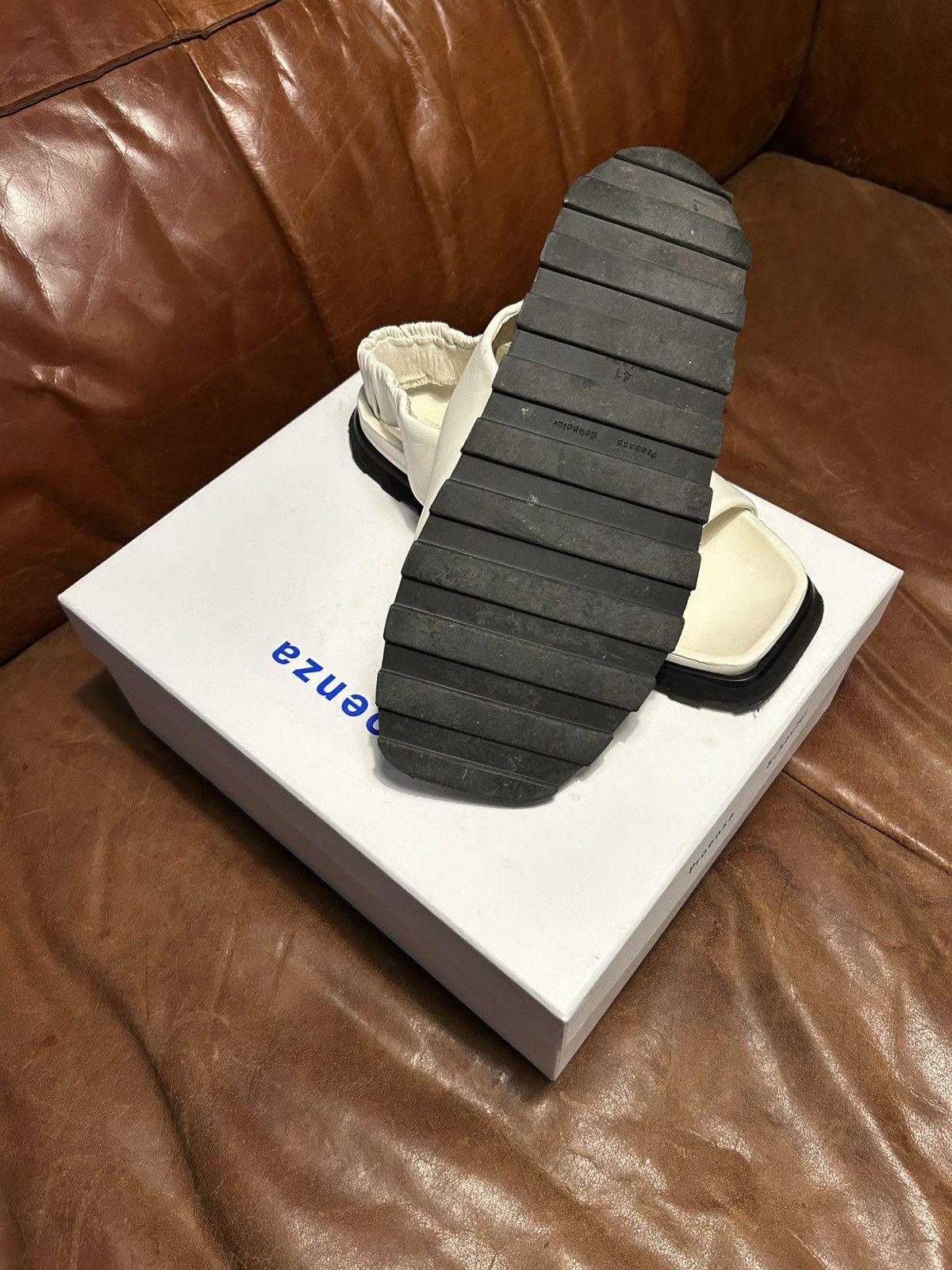 Proenza Schouler Proenza Schouler Off-White Slingback Fuss Sandals Size US 11 / IT 41 - 3 Thumbnail