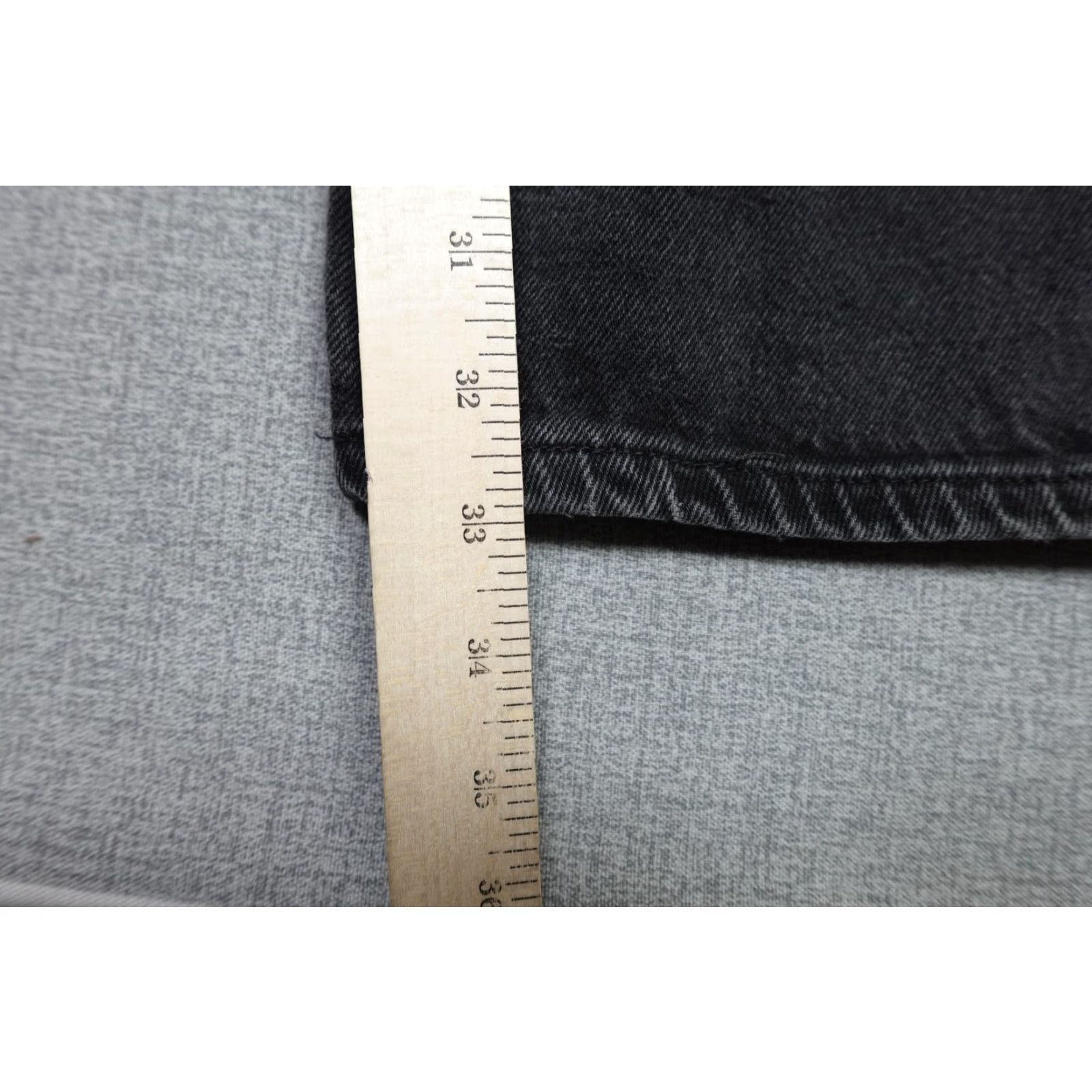 Levi's Levi's 550 Relaxed Fit Jeans Mens 38x34 Charcoal Gray Wash Denim Western Wide Leg Tapered Pocket Zipper Casual Pants 5-Pocket Design Size US 38 / EU 54 - 5 Thumbnail