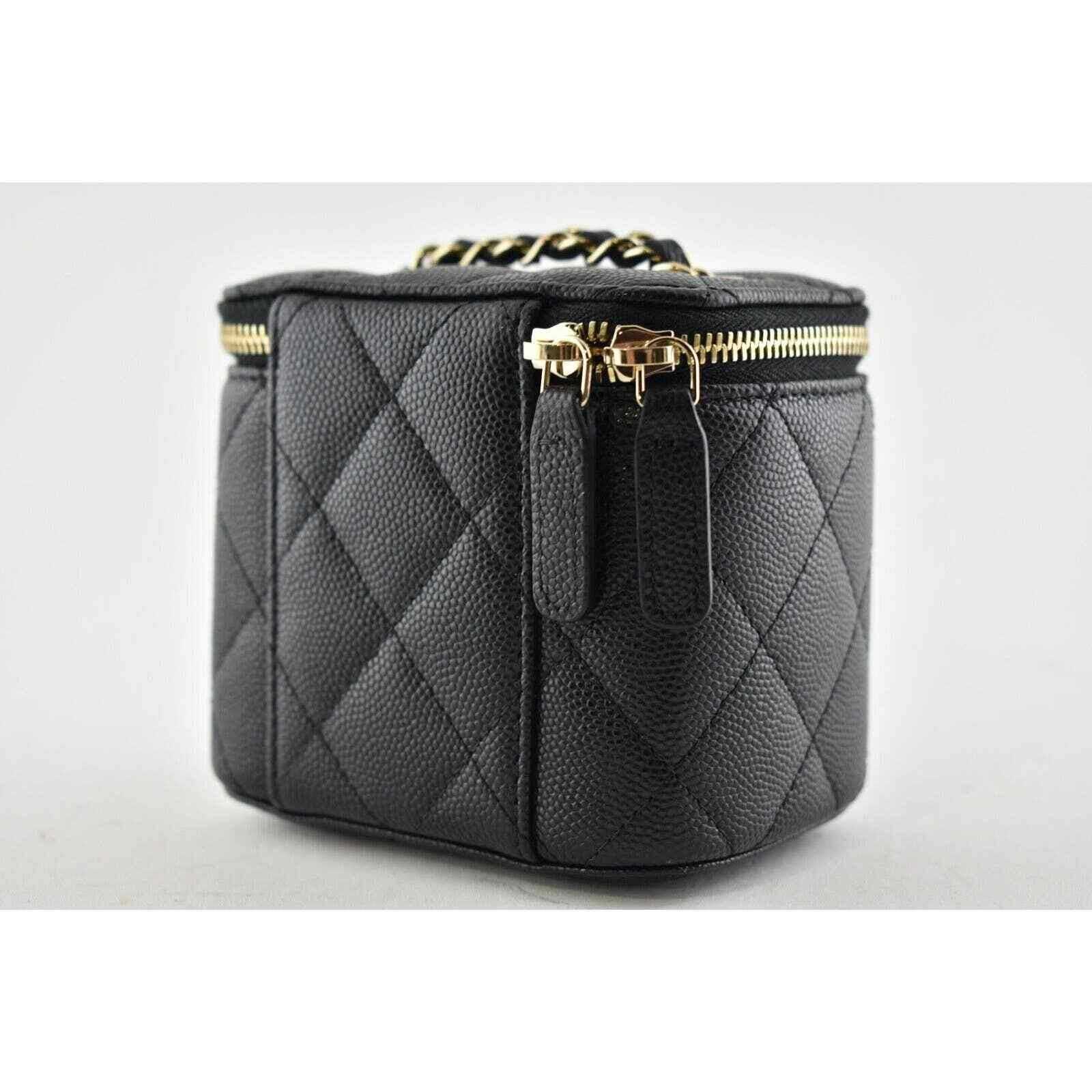 Chanel Chanel Mini Vanity Classic Chain Gold Shoulder Crossbody Bag Size ONE SIZE - 6 Thumbnail