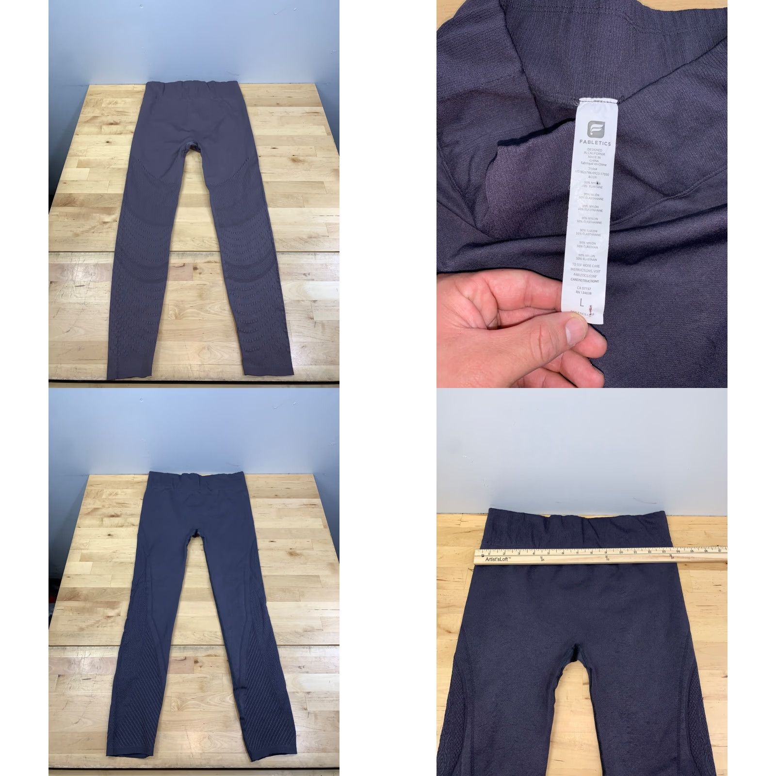 Fabletics Fabletics Leggings Lot Womens L Define PowerHold Activewear Multicolor Ankle Leg Compression Gym & Training Running & Jogging Yoga Size 36" / US 14 / IT 50 - 8 Thumbnail