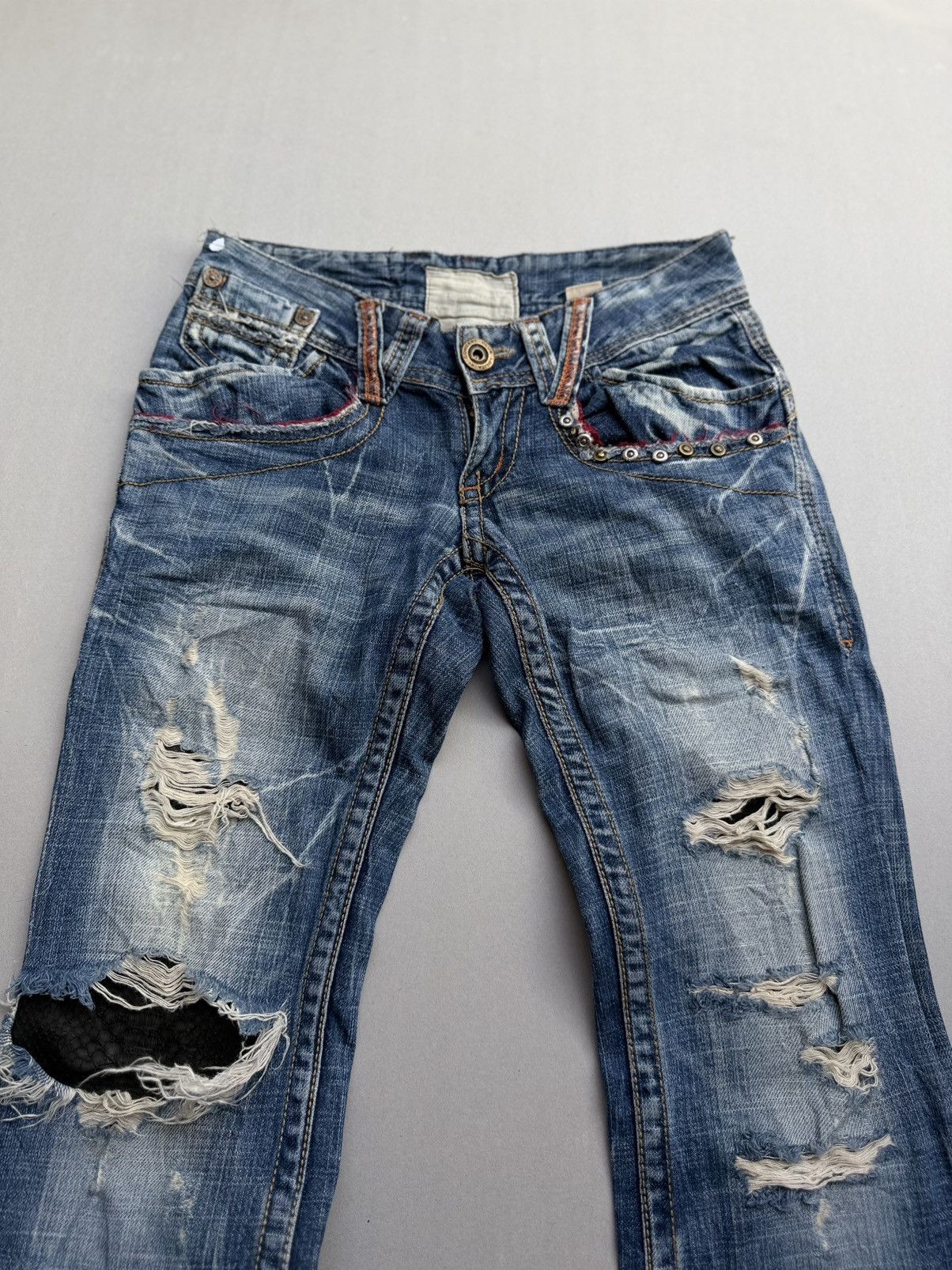 Japanese Brand Lolita flare jeans Size US 26 / EU 42 - 2 Thumbnail