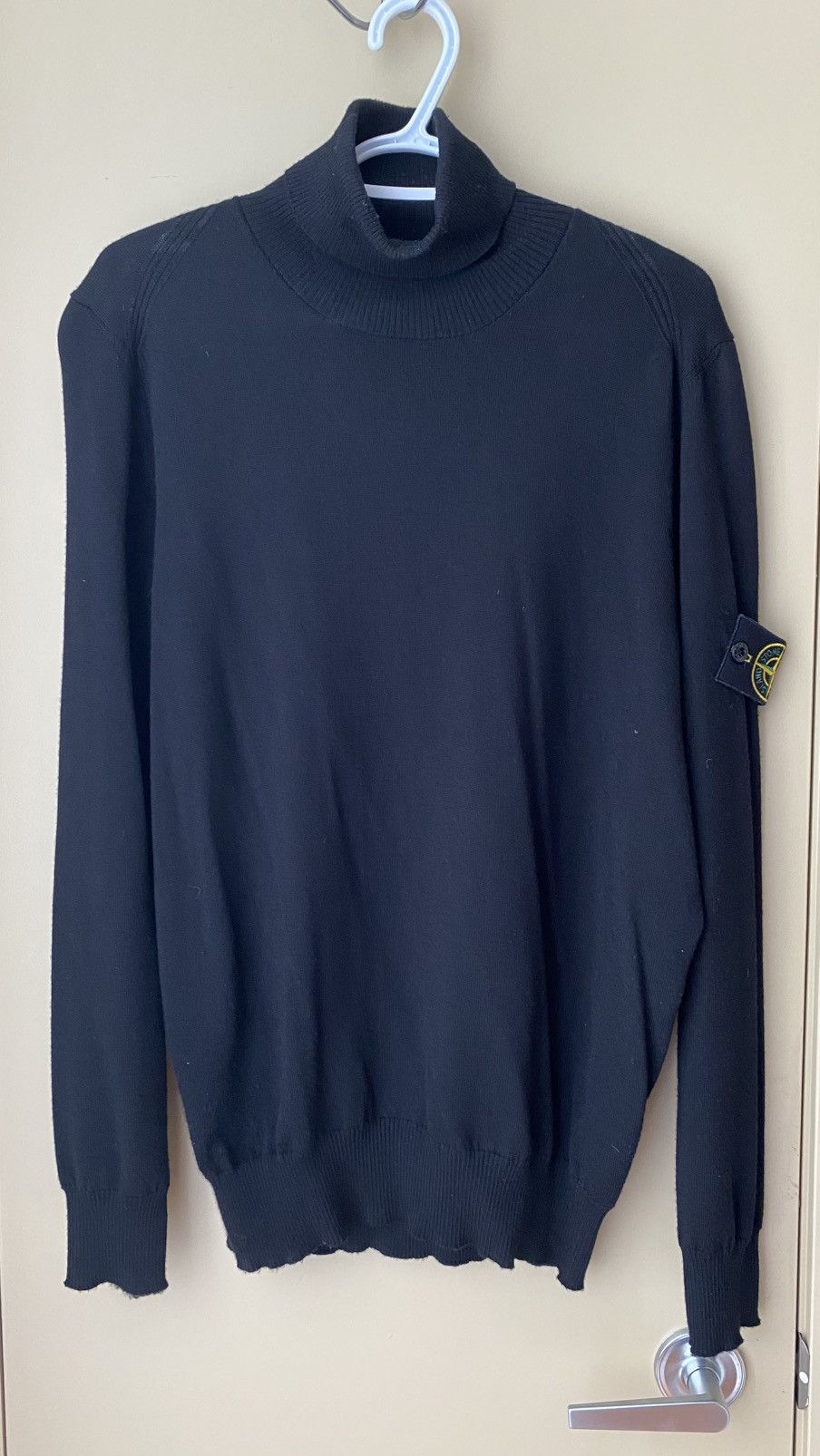 Stone Island Stone Island Wool Turtleneck Sweater Black Size Large Size US L / EU 52-54 / 3 - 1 Thumbnail