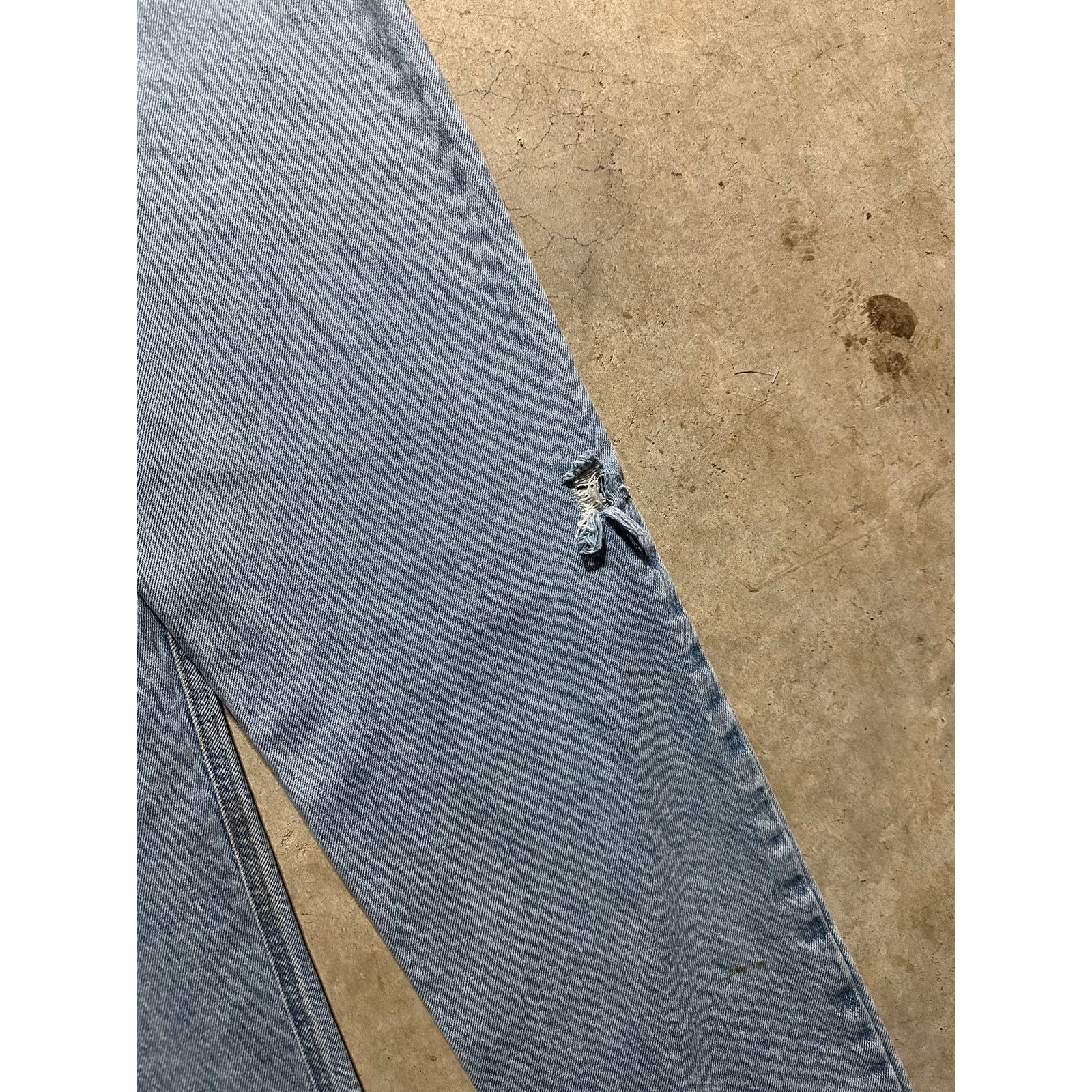 Carhartt × Vintage Vintage Carhartt Light Denim StoneWash Carpenter Pant 36x32 Size US 36 / EU 52 - 6 Thumbnail