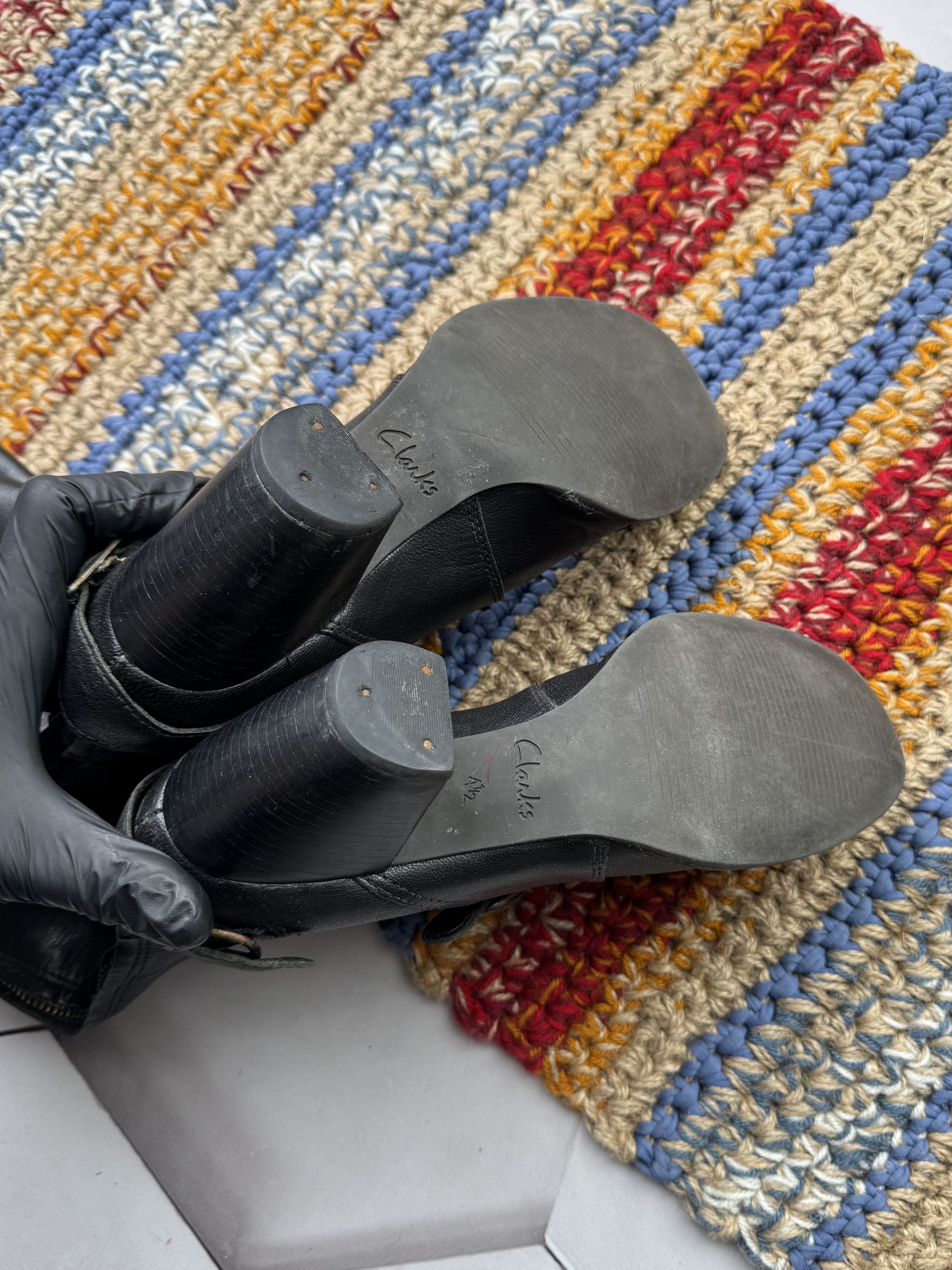 Japanese Brand Vintage Leather Boots With Straps Size US 6.5 / IT 36.5 - 9 Thumbnail