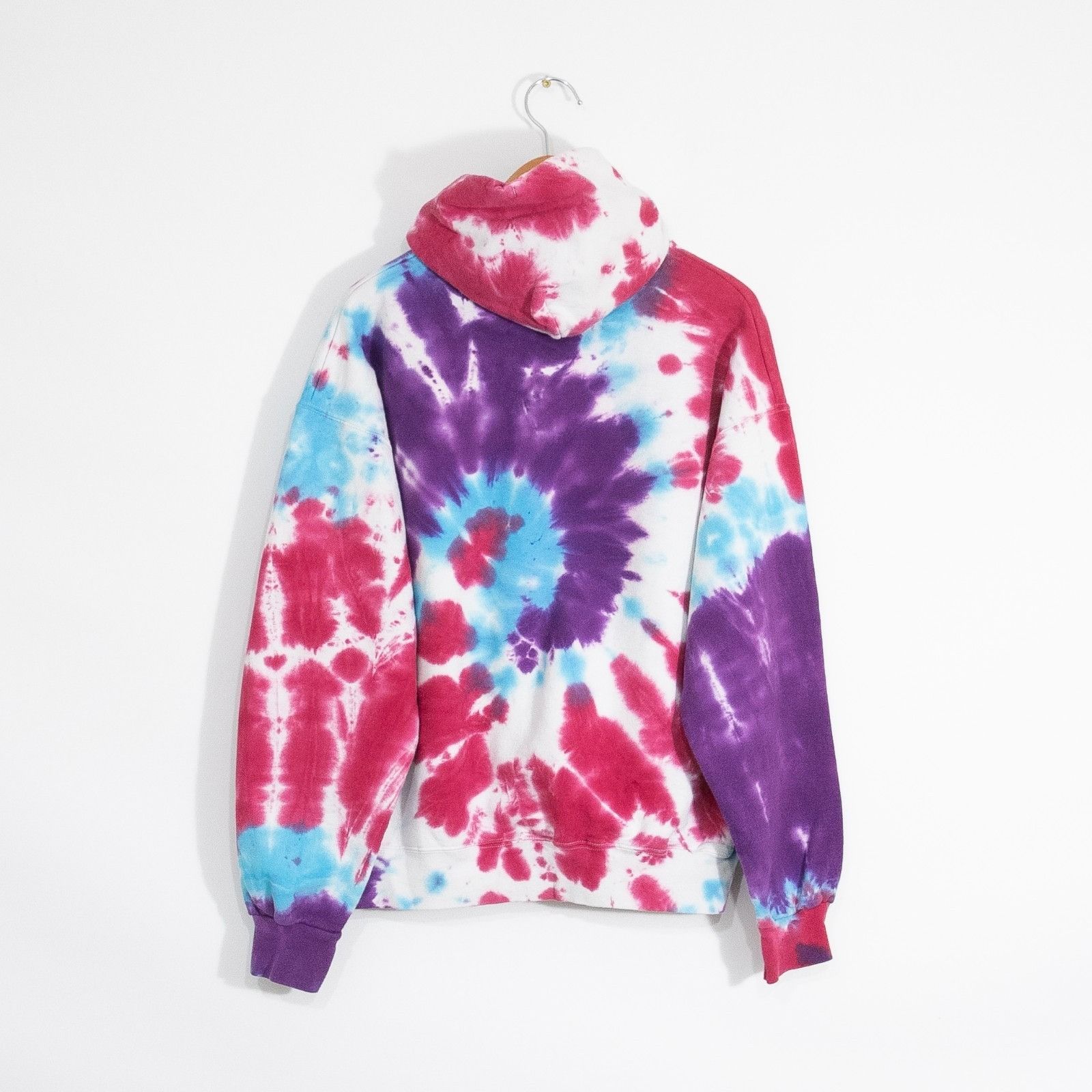 Vintage Vintage Hanes Tie Dye Blank Hoodie Mens XL Sweatshirt Hippie Size US XL / EU 56 / 4 - 4 Thumbnail
