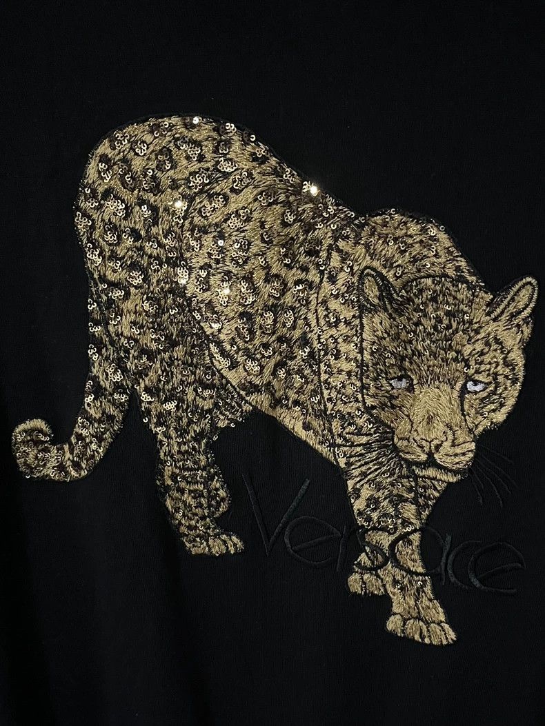 Versace Versace Golden leopard knitted sweater Size US S / EU 44-46 / 1 - 3 Thumbnail