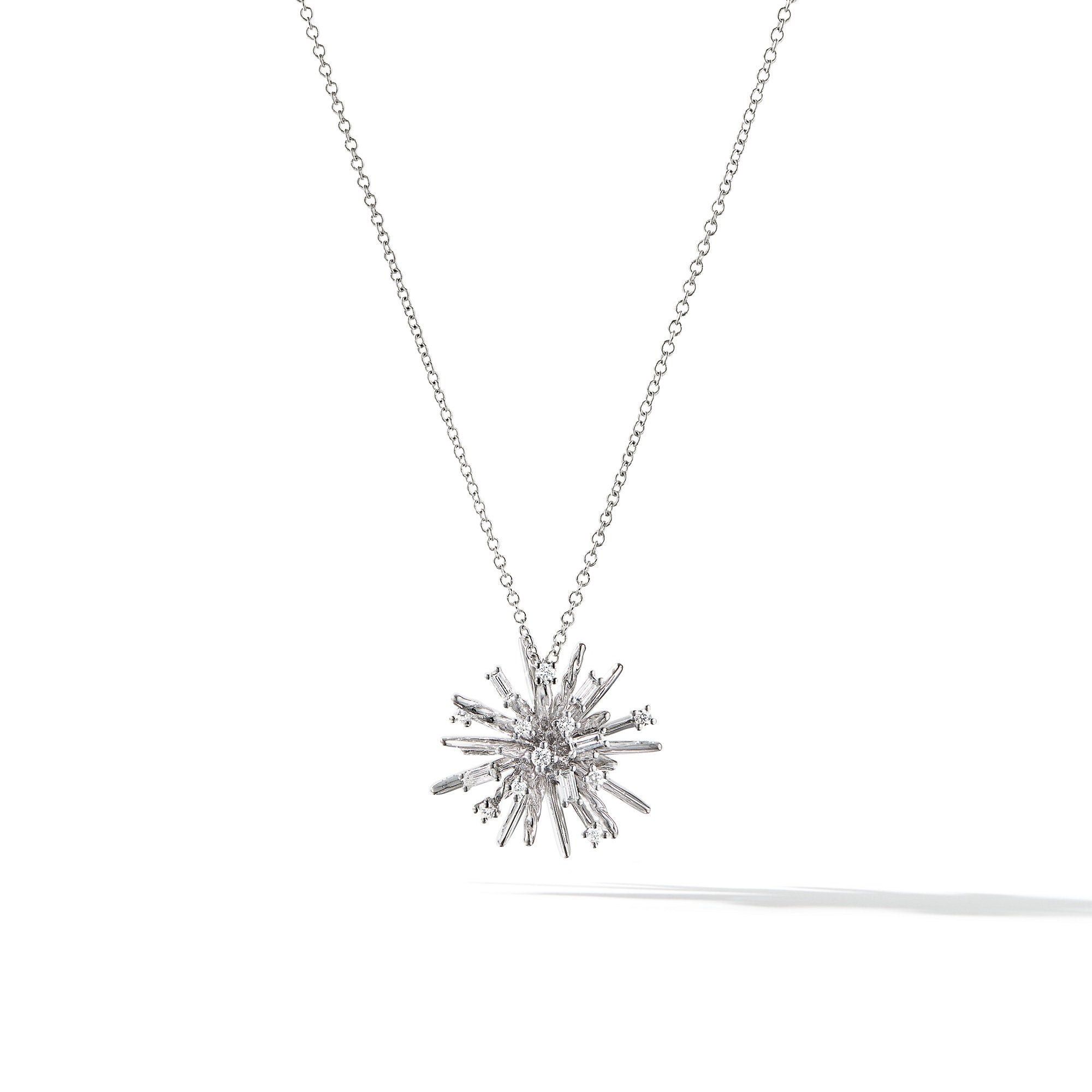 David Yurman o1w1db10325 N13051D Necklace with Diamonds in 18K White Gold Size ONE SIZE - 1 Preview