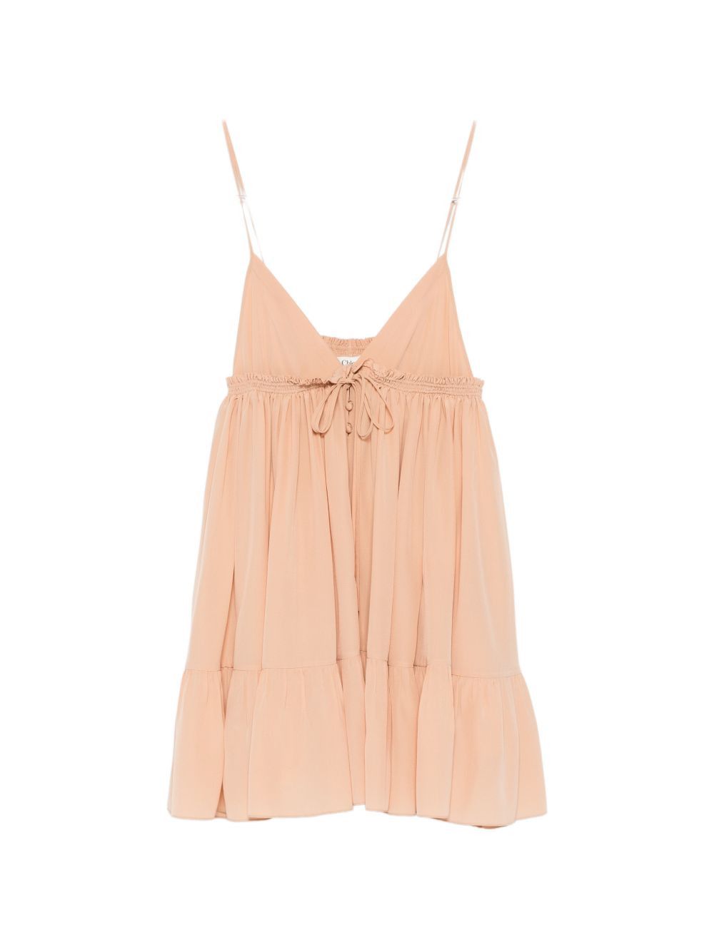 Chloe SILK MINI DRESS Size XS / US 0-2 / IT 36-38 - 1 Thumbnail