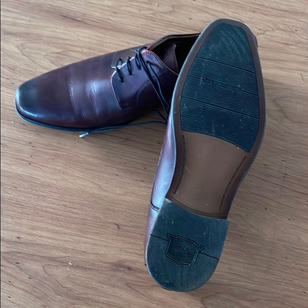 Florsheim Florsheim Men's Redish Brown Leather Cap-toe Shoes size 9 Size US 9 / EU 42 - 7 Thumbnail