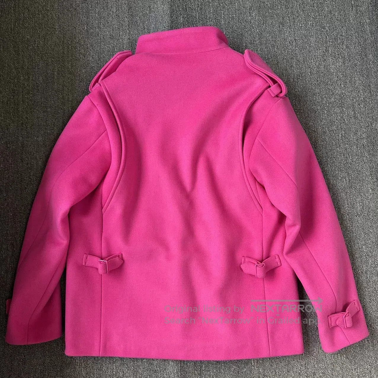 Louis Vuitton Louis Vuitton Pink Wool Coat. Size US XL / EU 56 / 4 - 3 Thumbnail