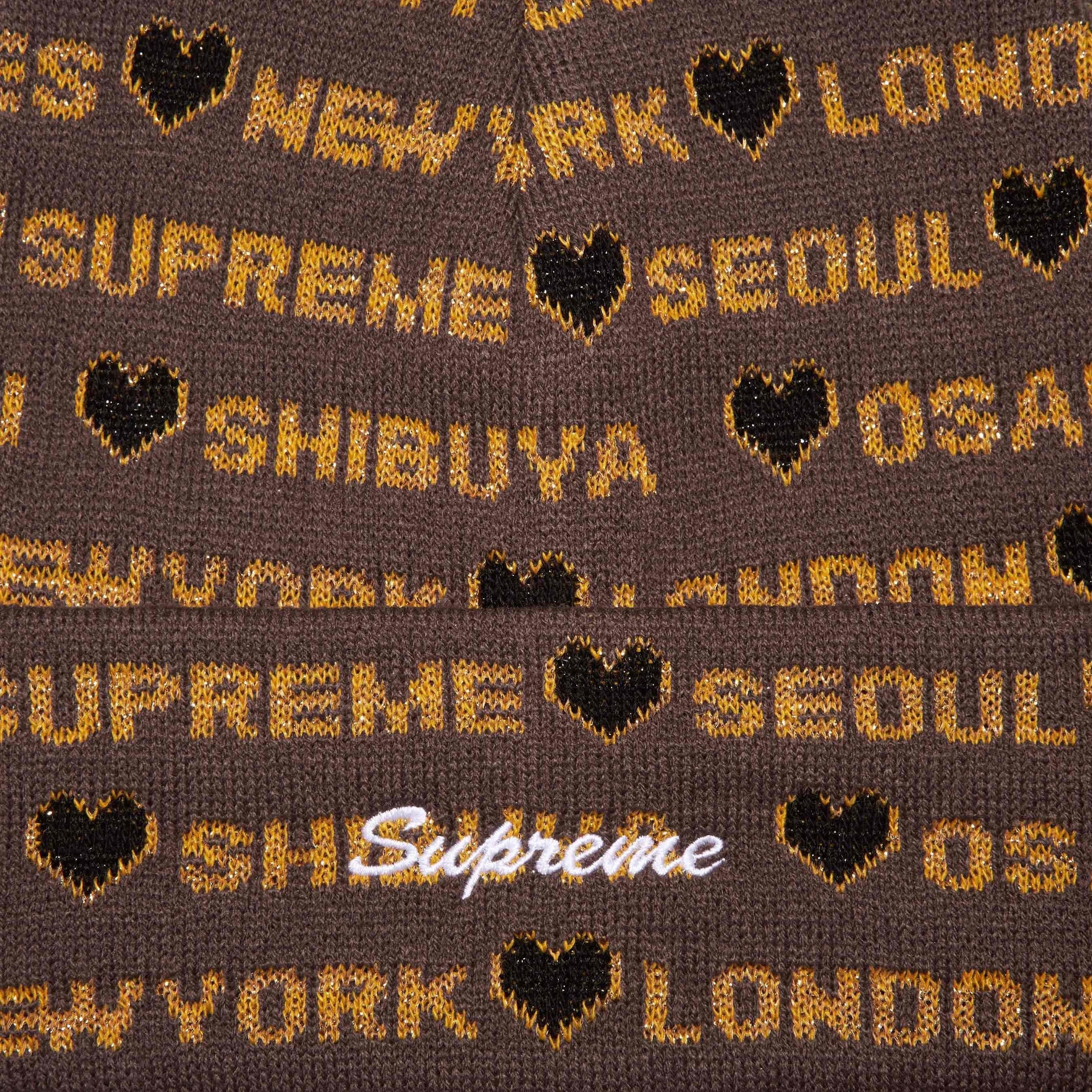 Supreme Supreme Hearts Beanie Size ONE SIZE - 2 Thumbnail