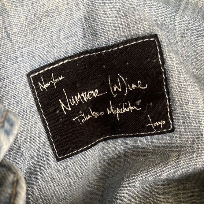 Number (N)ine Number (N)ine The High Street Dart Western Denim Shirt Size US S / EU 44-46 / 1 - 5 Thumbnail