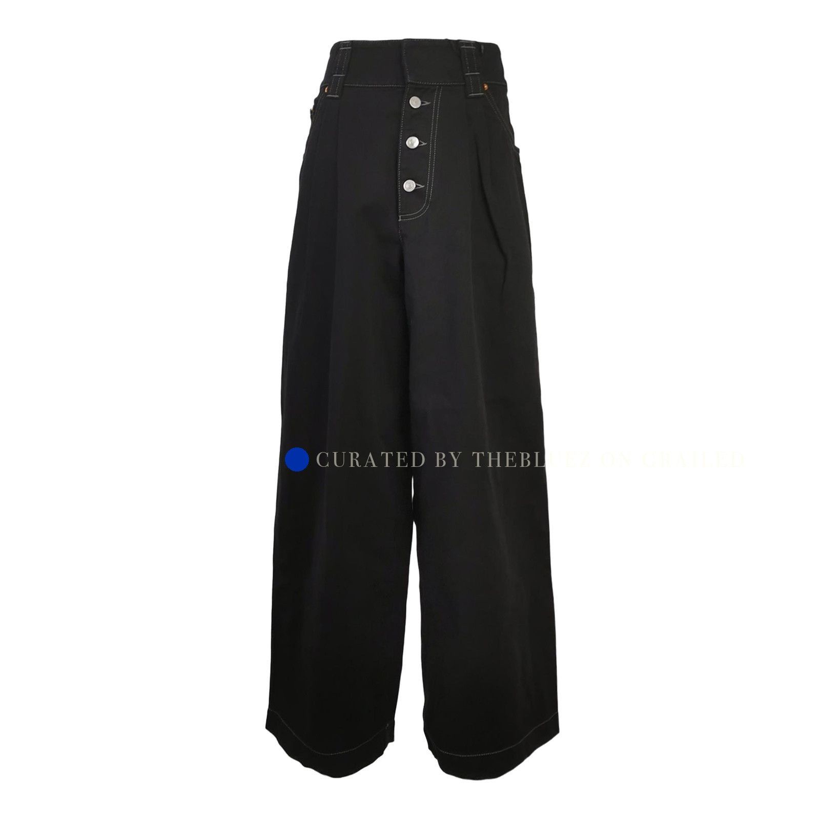 Gucci Logo Patch Casual Pants in Black Size US 26 / EU 42 - 1 Thumbnail