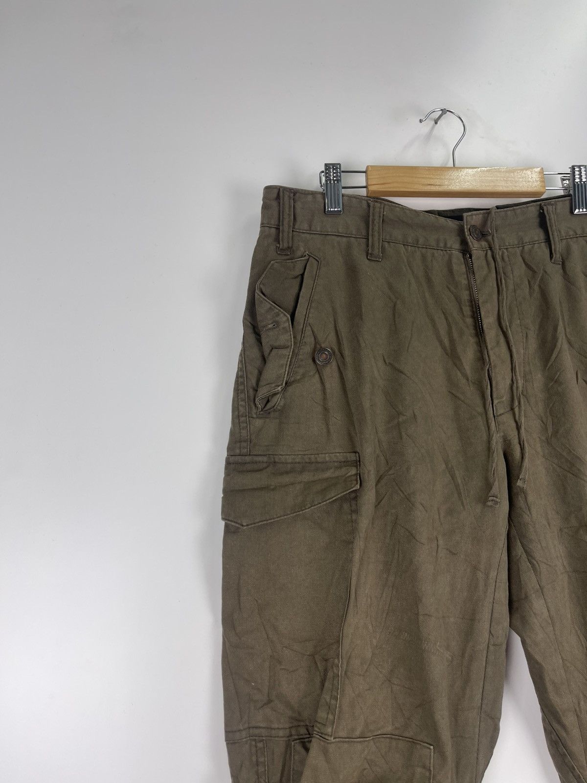 Global Work × Japanese Brand × Vintage Vintage Global Work Cargo Pant Size US 32 / EU 48 - 8 Thumbnail