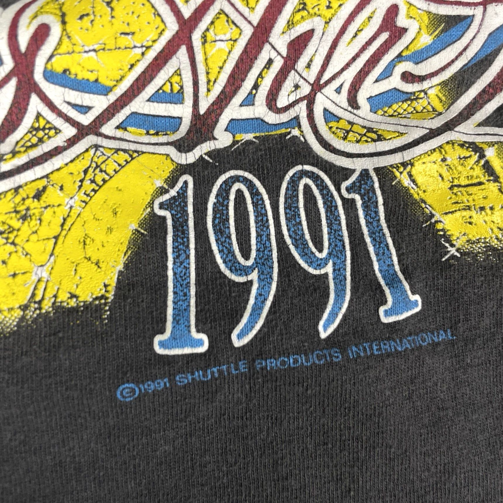 Vintage Vintage Paris Air Show T Shirt Mens Large Black Wings Aviation Distressed Rare L Size US L / EU 52-54 / 3 - 7 Thumbnail