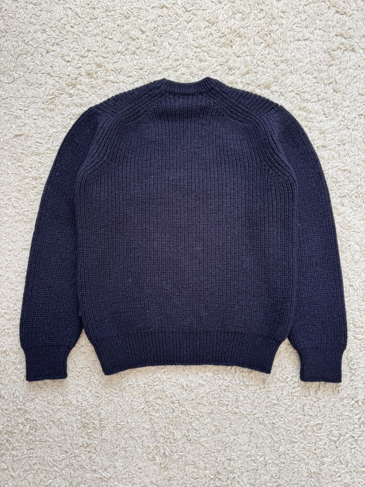 Barbour Barbour Tyne Crew Neck Knit Sweater Navy Size US M / EU 48-50 / 2 - 2 Thumbnail