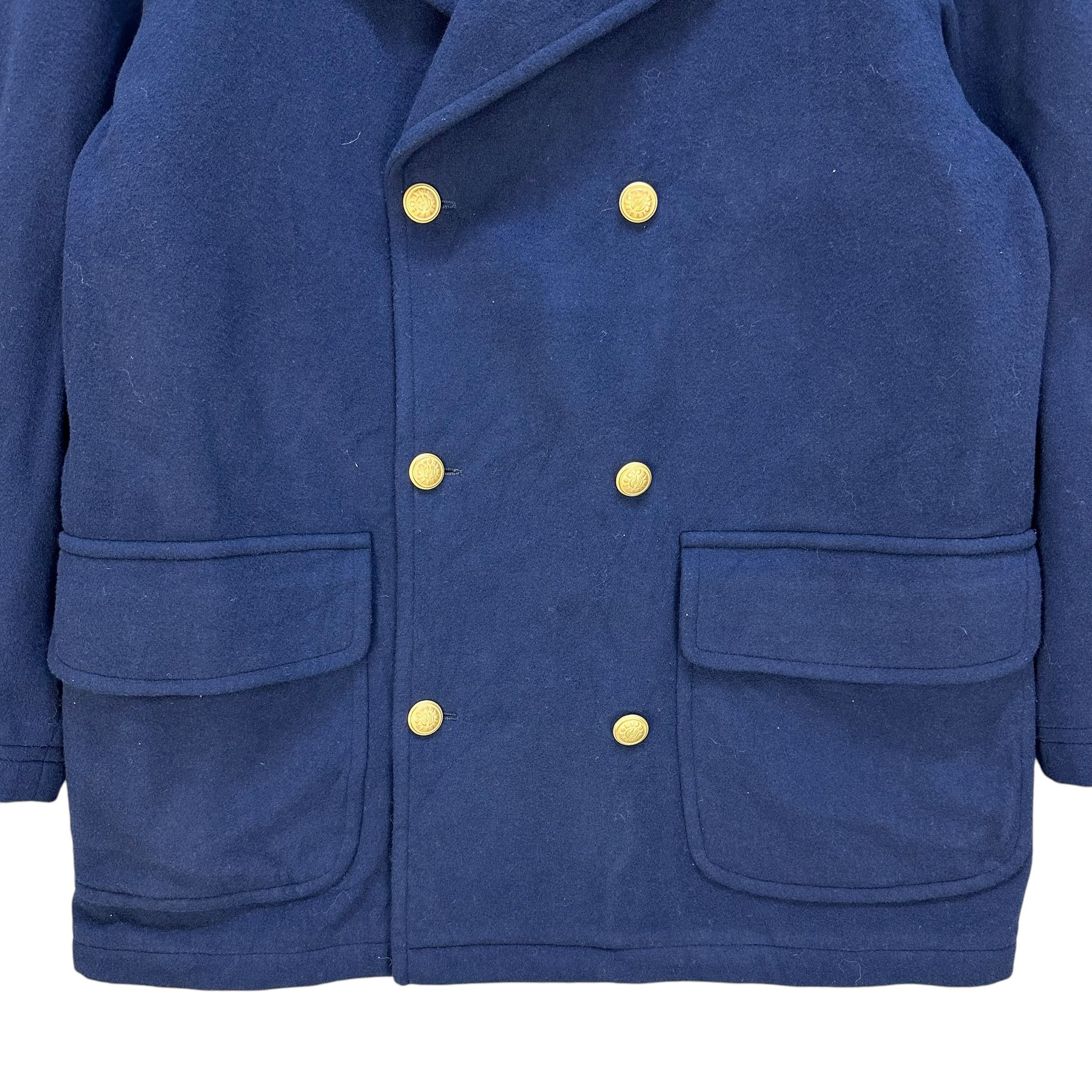 GianMarco Venturi GIAN MARCO VENTURI Sport Double Breasted Wool Coat #A64-1541 Size US XL / EU 56 / 4 - 3 Thumbnail