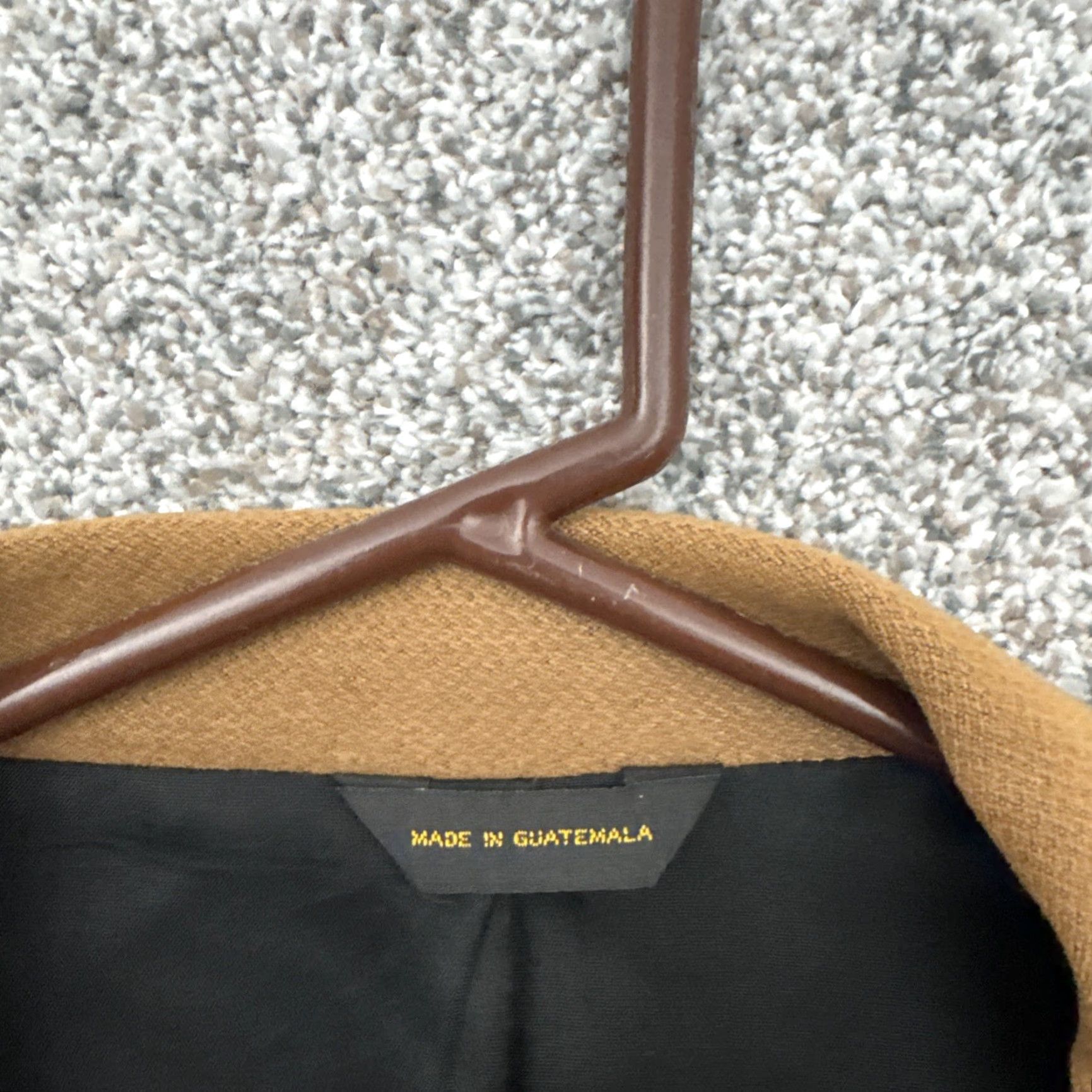 Vintage VINTAGE Carlo Stella Suit Coat Mens 44L Regular Notch Lapel Three-Button Single-Breasted Brown City Preppy Office Dapper Professional Men Size 44R - 6 Thumbnail
