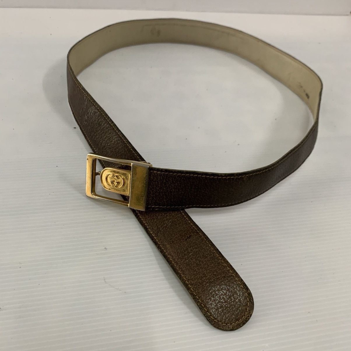 Gucci Gucci Vintage Leather Belts Size 38 - 3 Thumbnail