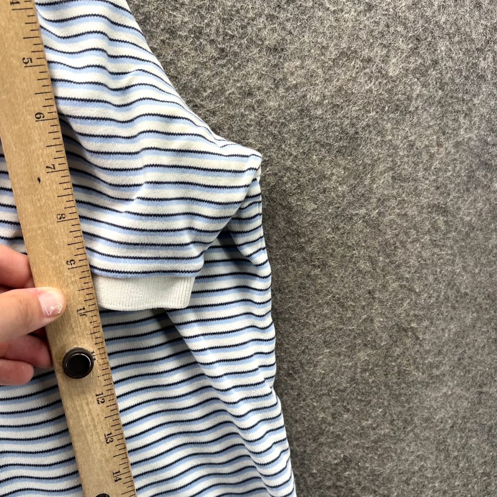 Polo Ralph Lauren VINTAGE Polo Ralph Lauren Polo Shirt Mens XL Blue Stripes Preppy Rugby Size US XL / EU 56 / 4 - 5 Thumbnail
