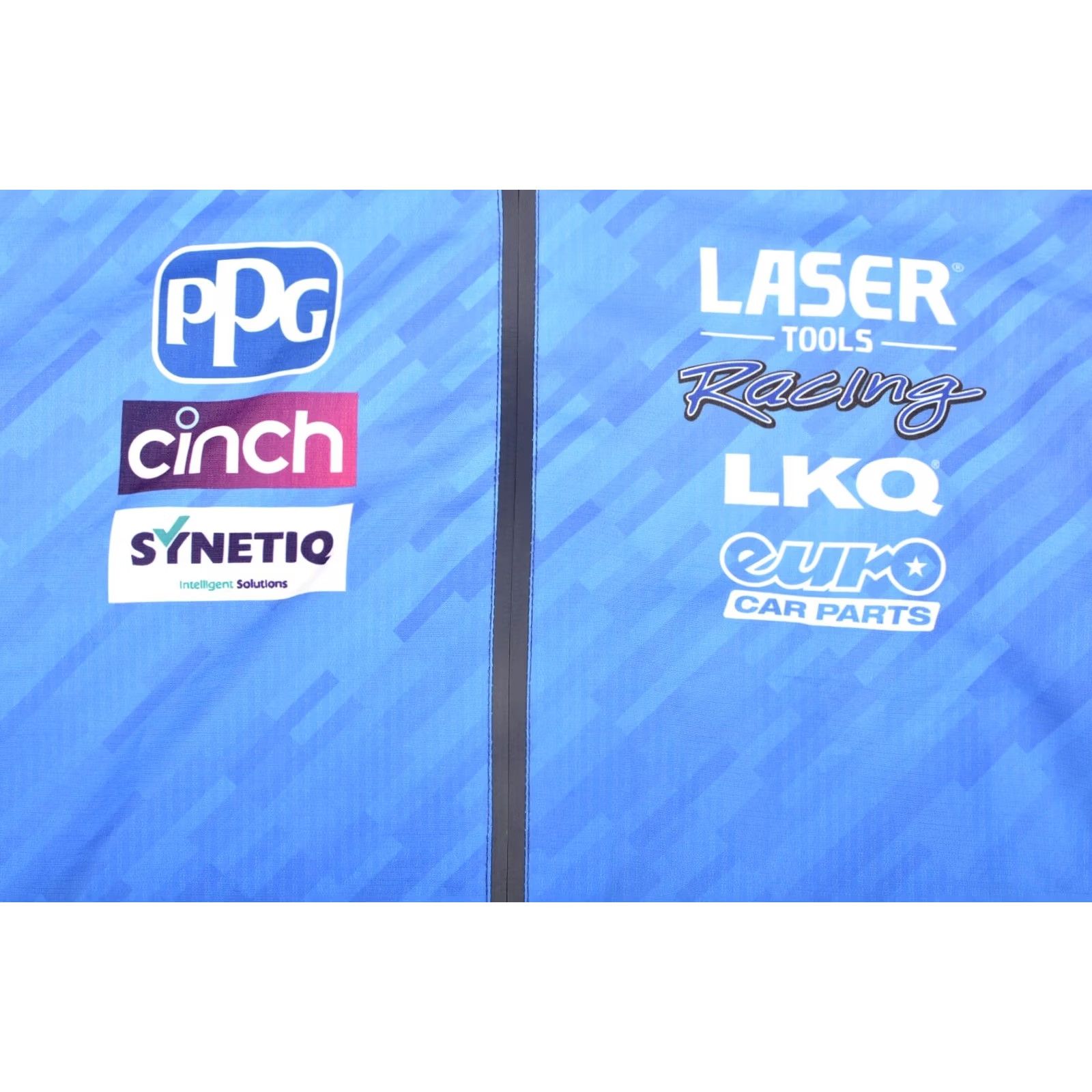 Vintage Harlequin Teamwear Laser Tools Racing Jacket Main Selling Point Racing Jacket Blue M Mens Size US M / EU 48-50 / 2 - 2 Thumbnail