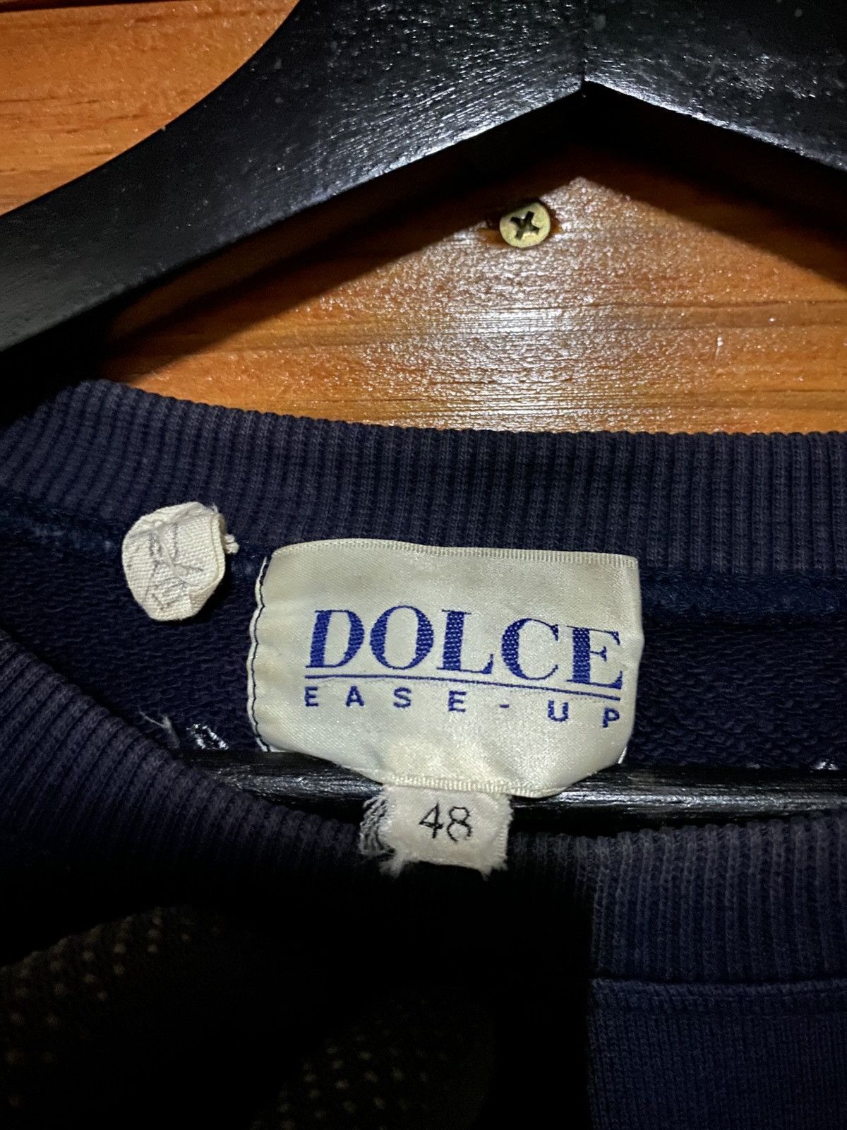 Vintage Dolce Ease-Up “Uncle Dolce” Sweatshirt Navy Blue