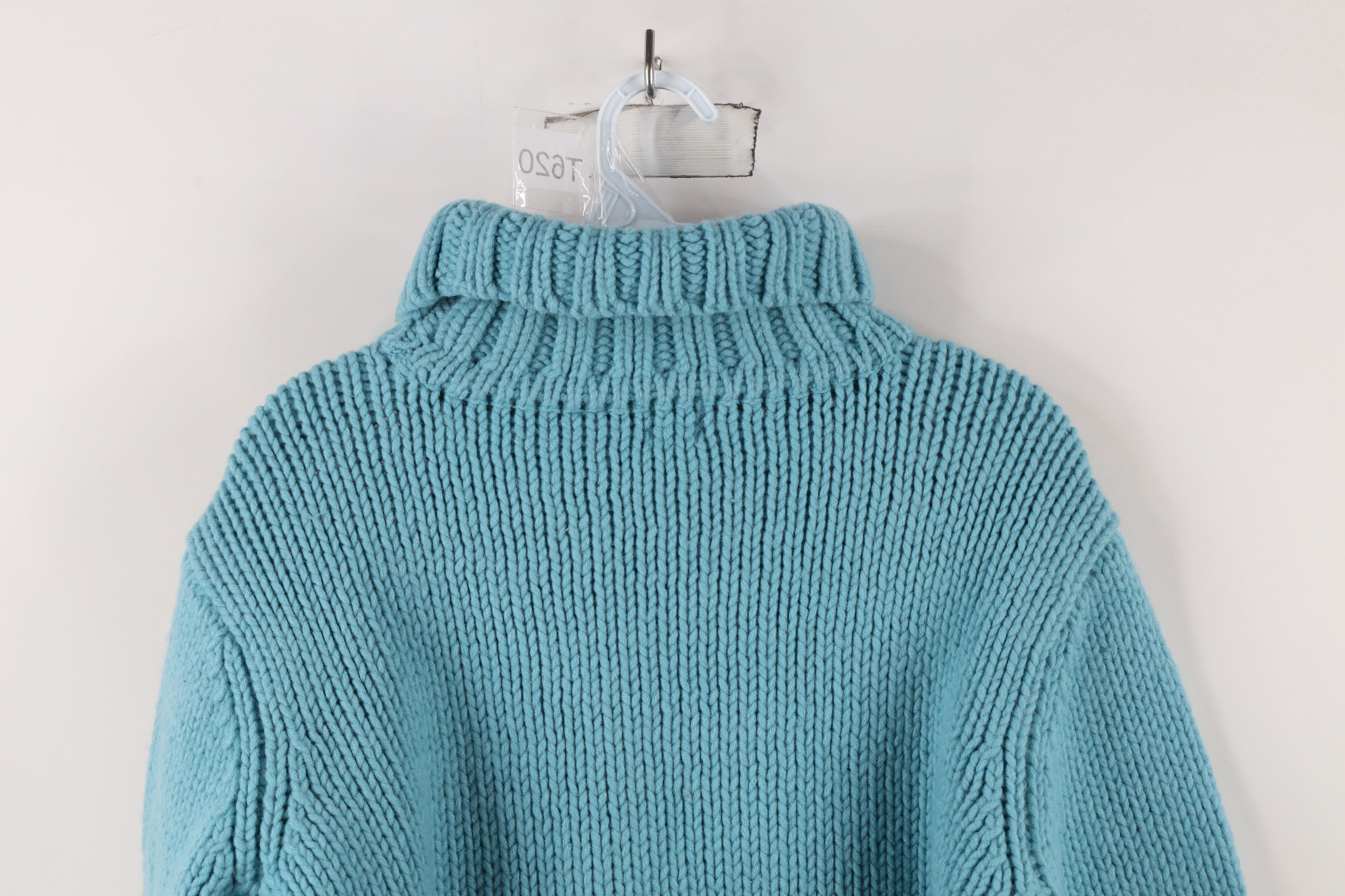 Gap × Vintage Vintage 90s Gap Heavyweight Blend Knit Turtleneck Sweater Size XXL / US 16-18 / IT 52-54 - 7 Thumbnail