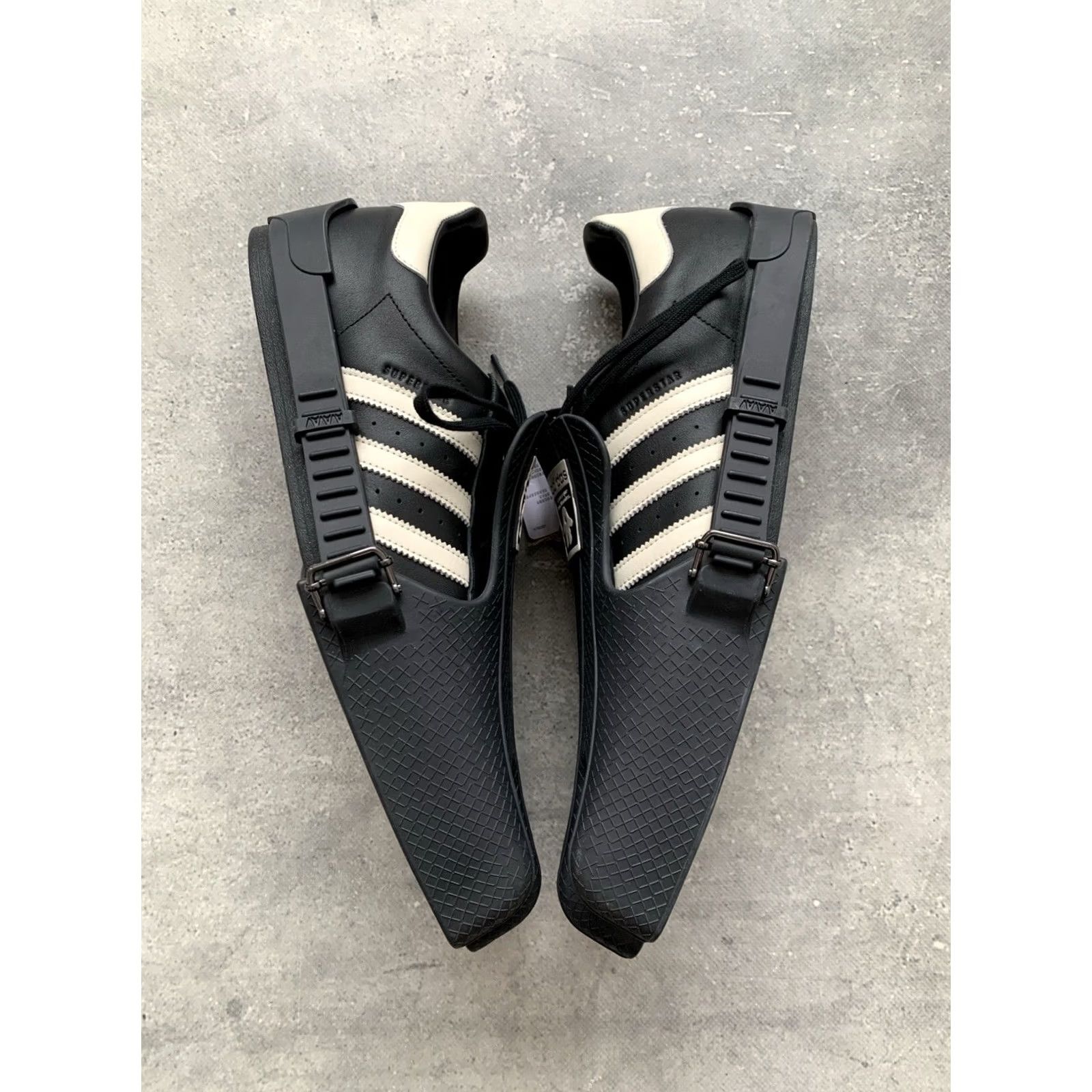 Adidas ADIDAS Superstar Main Selling Point SJ JP7141 Black US 12, UK 10.5, EUR 45.5 Men Sneaker Leather 2024 Size US 11 / EU 44 - 3 Thumbnail