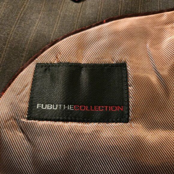 Fubu Fubu men's brown 2pc suit size: 44S pants: 36/23 Size 44S - 4 Thumbnail