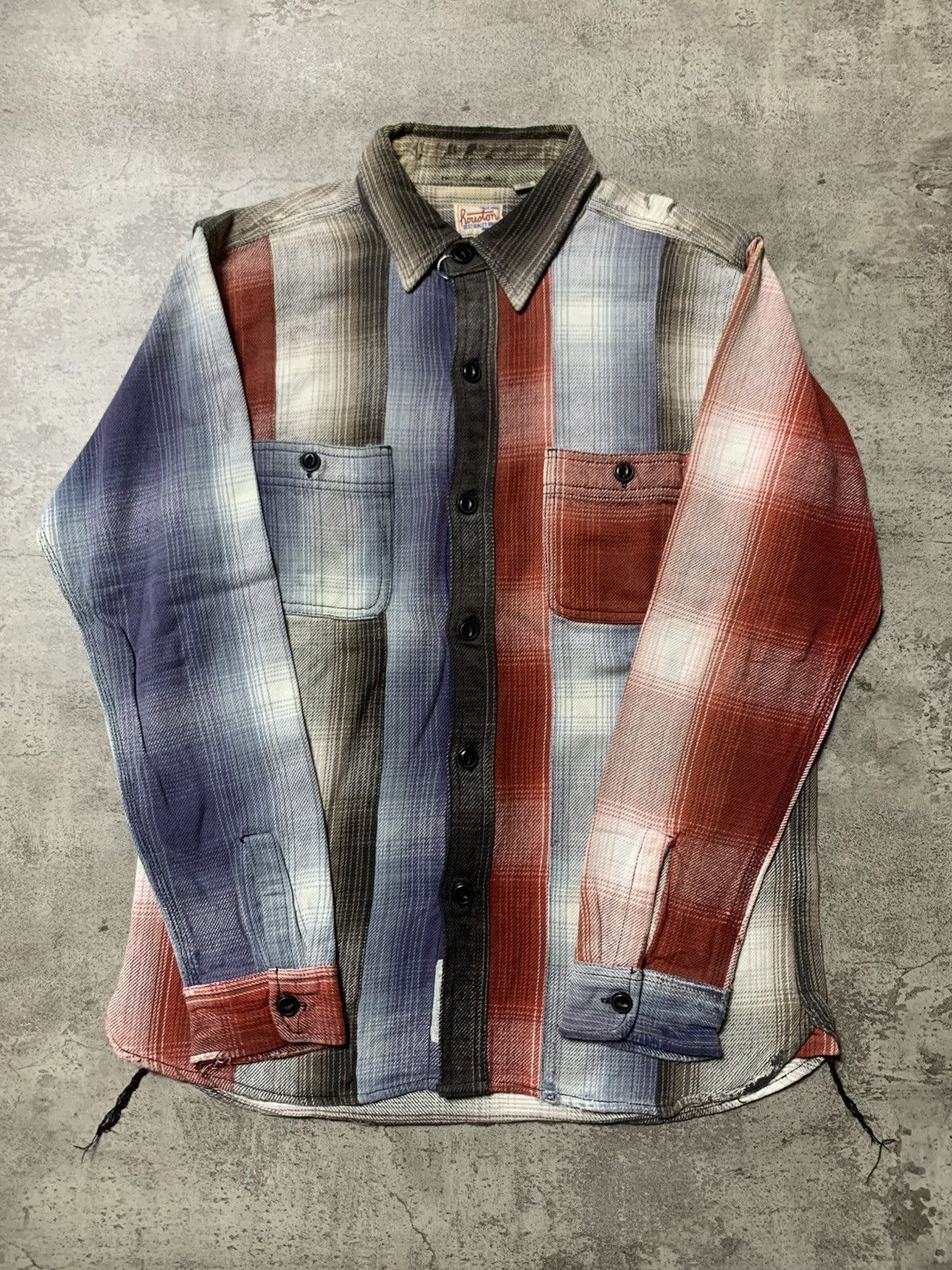 Sugar Cane Houston Union Heavy Flannel Double Pocket Vintage Size US M / EU 48-50 / 2 - 1 Thumbnail